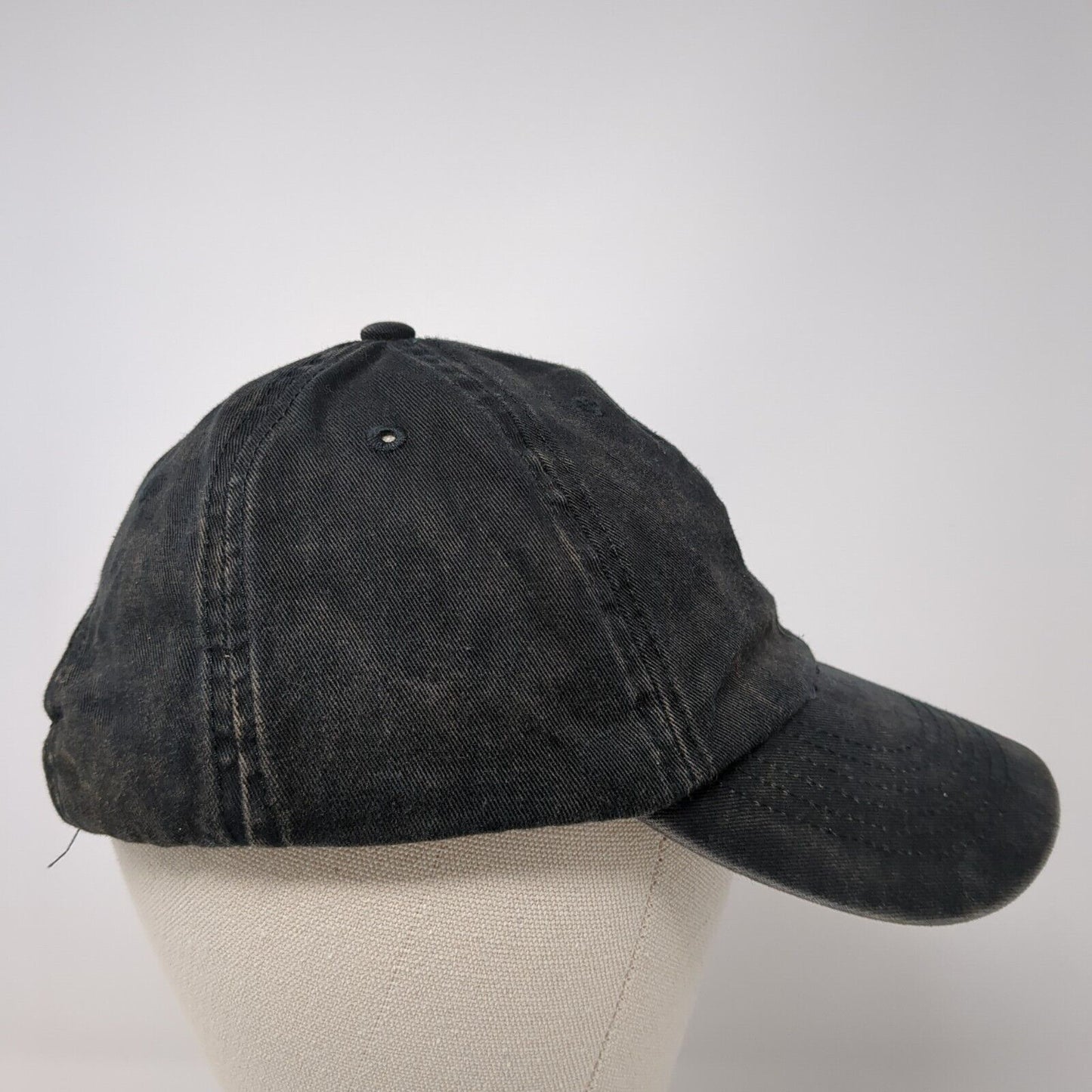Hang Loose Slideback Hat Black One Size Adjustable Embroidered Solid