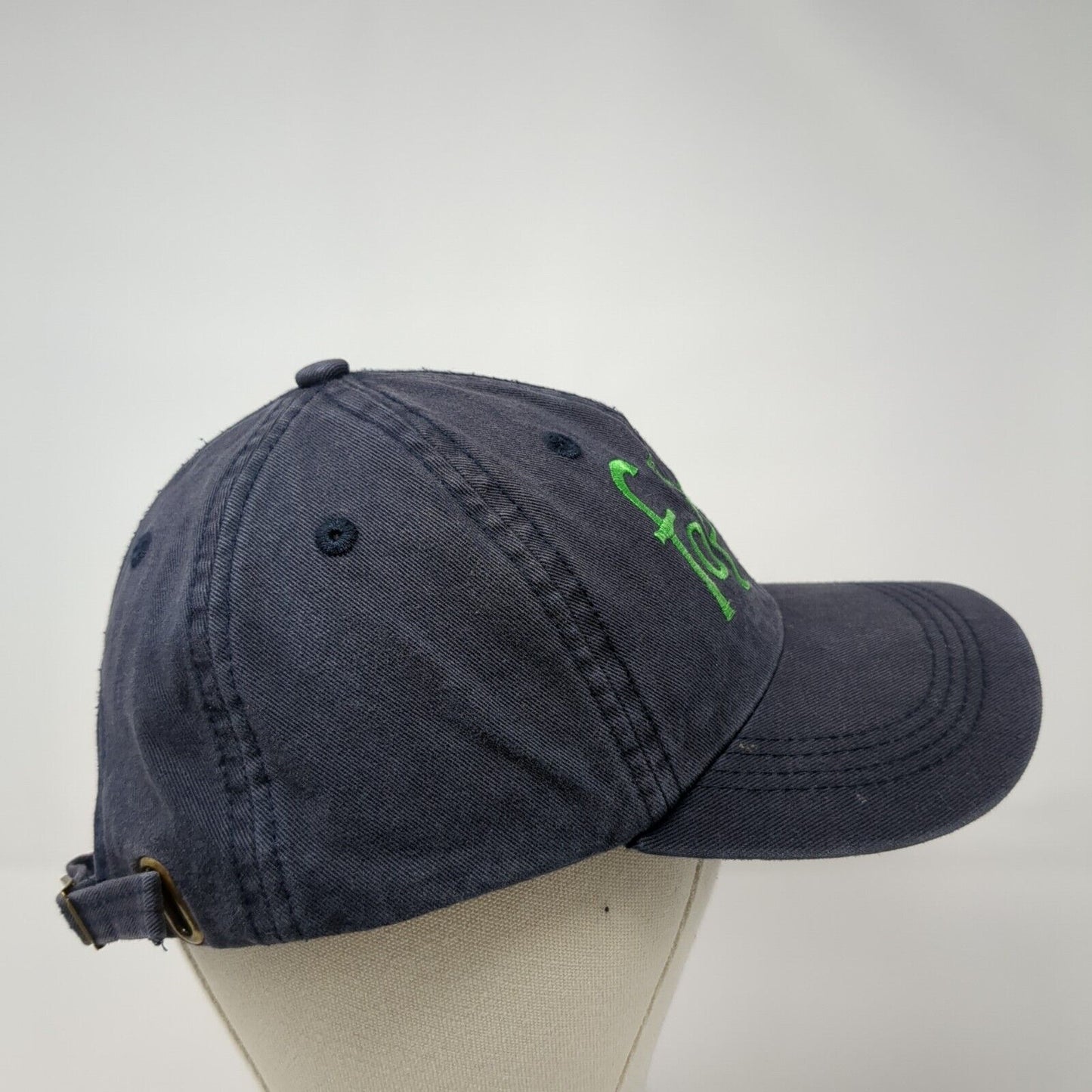 Fopas Slideback Hat Blue One Size Adjustable Solid 6 Panel Alternative