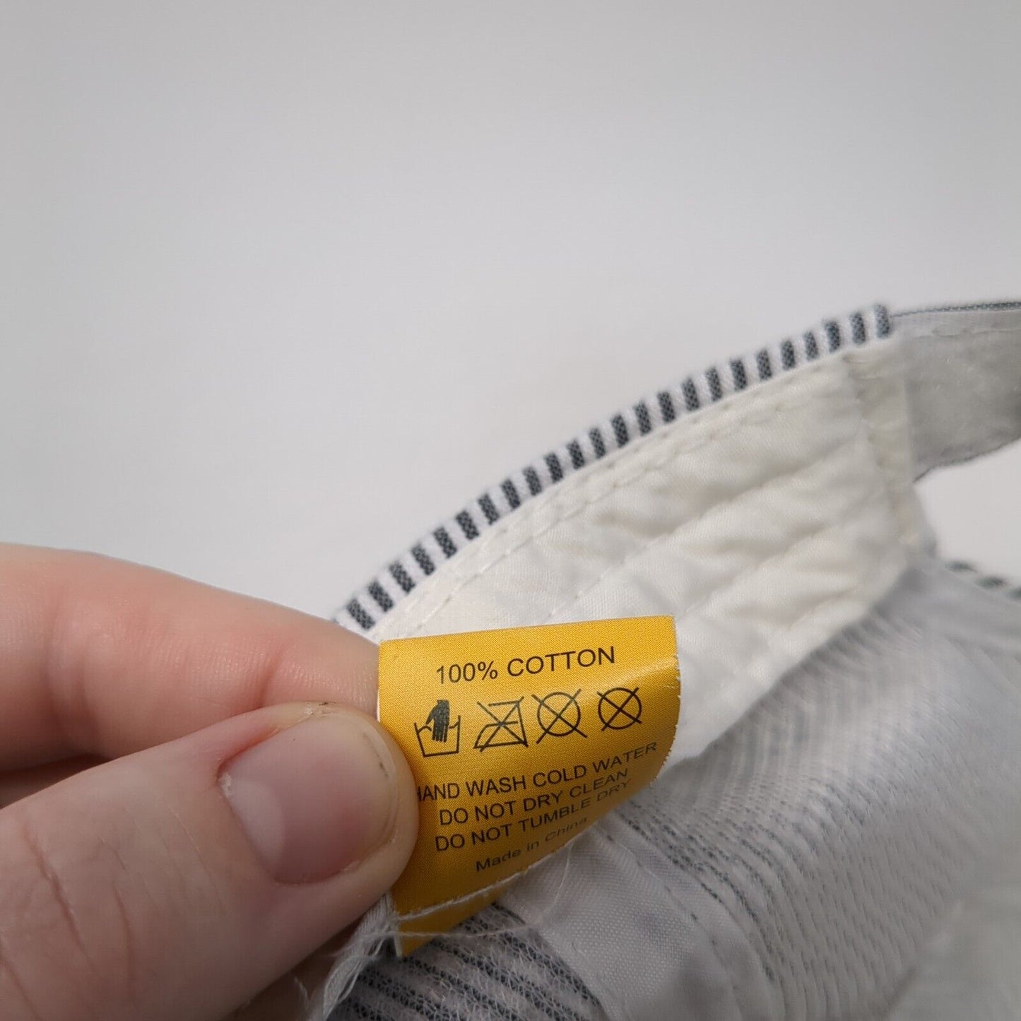 Daytona Beach Florida Strapback Hat Multicolor OS Adjustable Pinstripe Lucky 7