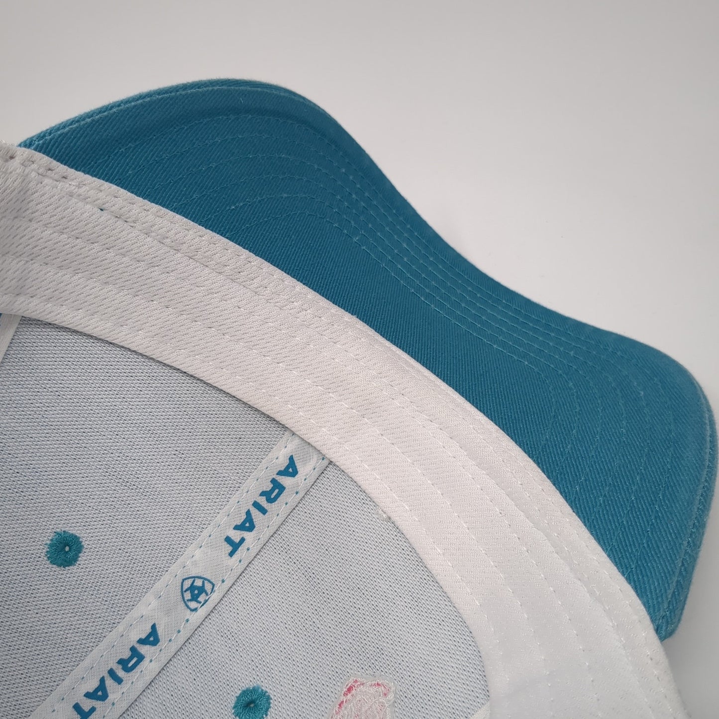 Ariat Ponytail Trucker Hat Blue One Size Adjustable Breathable Mesh Back