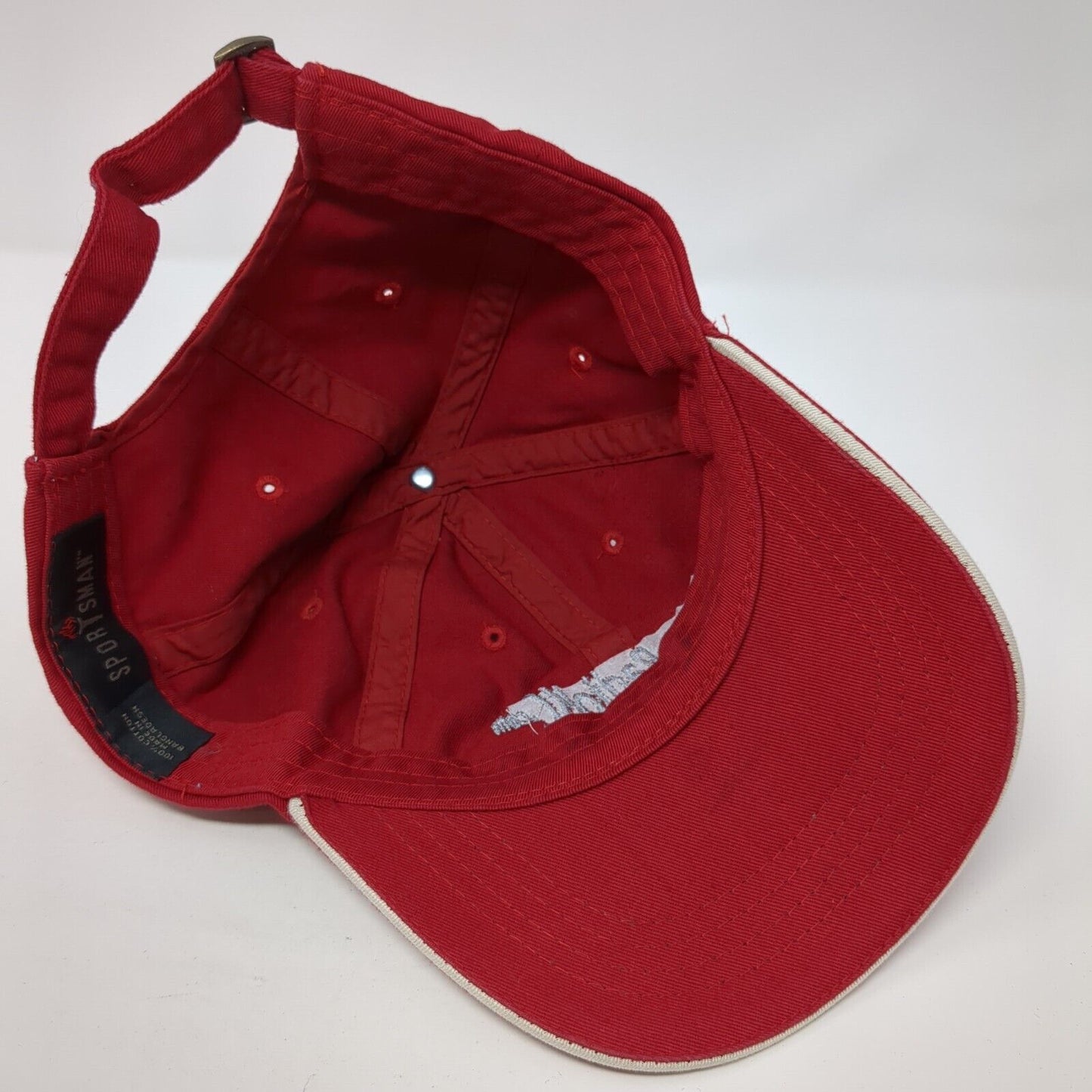 Sports Radio KC.com Slideback Hat Red One Size Adjustable Sportsman