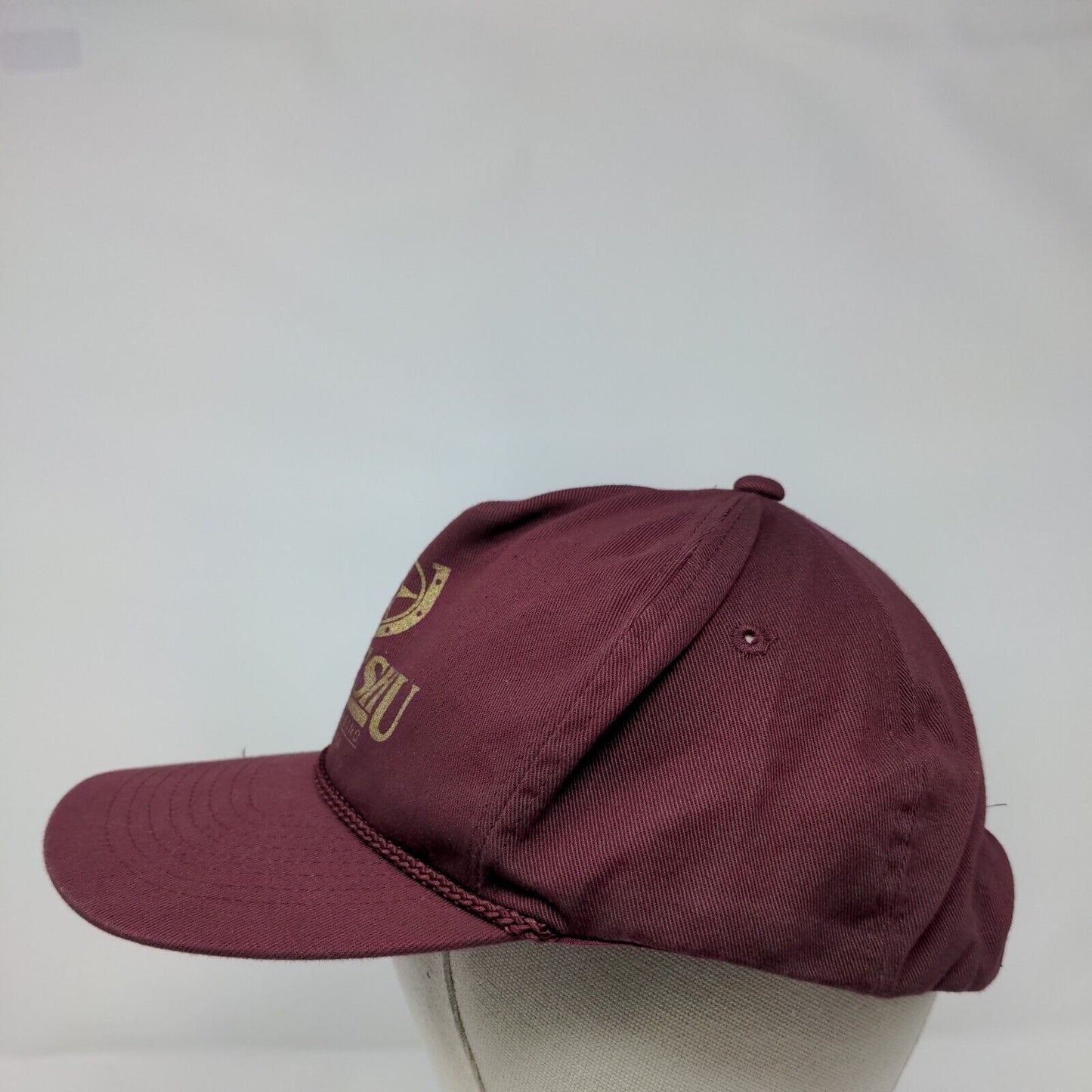 Horseshu Hotel & Casino Snapback Rope Hat Red OSFA Adjustable Mohr's