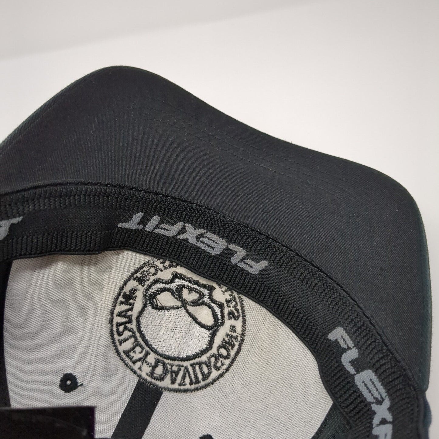Harley-Davidson Motorcycles Fitted Hat Black S/M Flexfit Embroidered