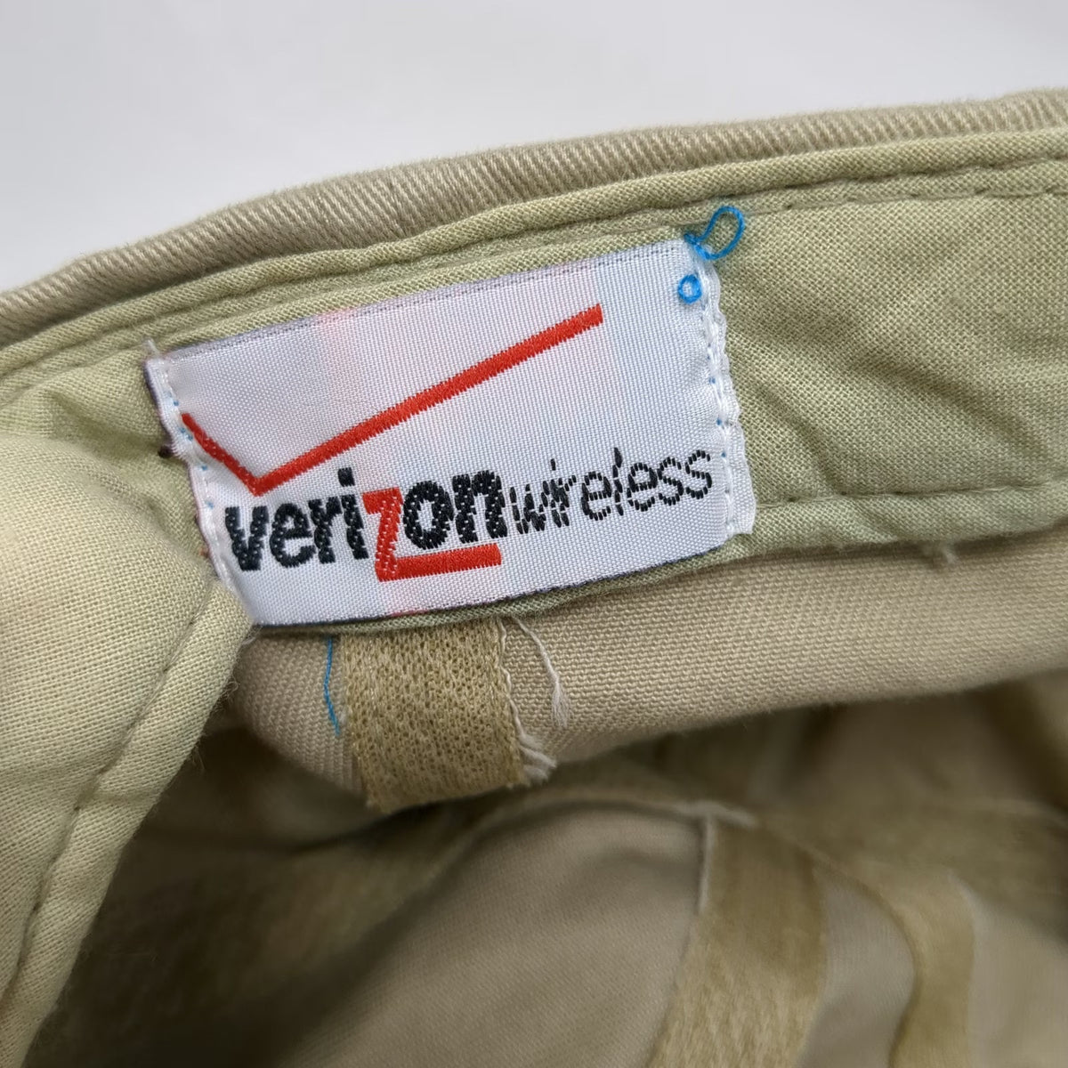 Verizon Wireless VZW Join In Baseball Cap Beige One Size Adjustable Strap Hat