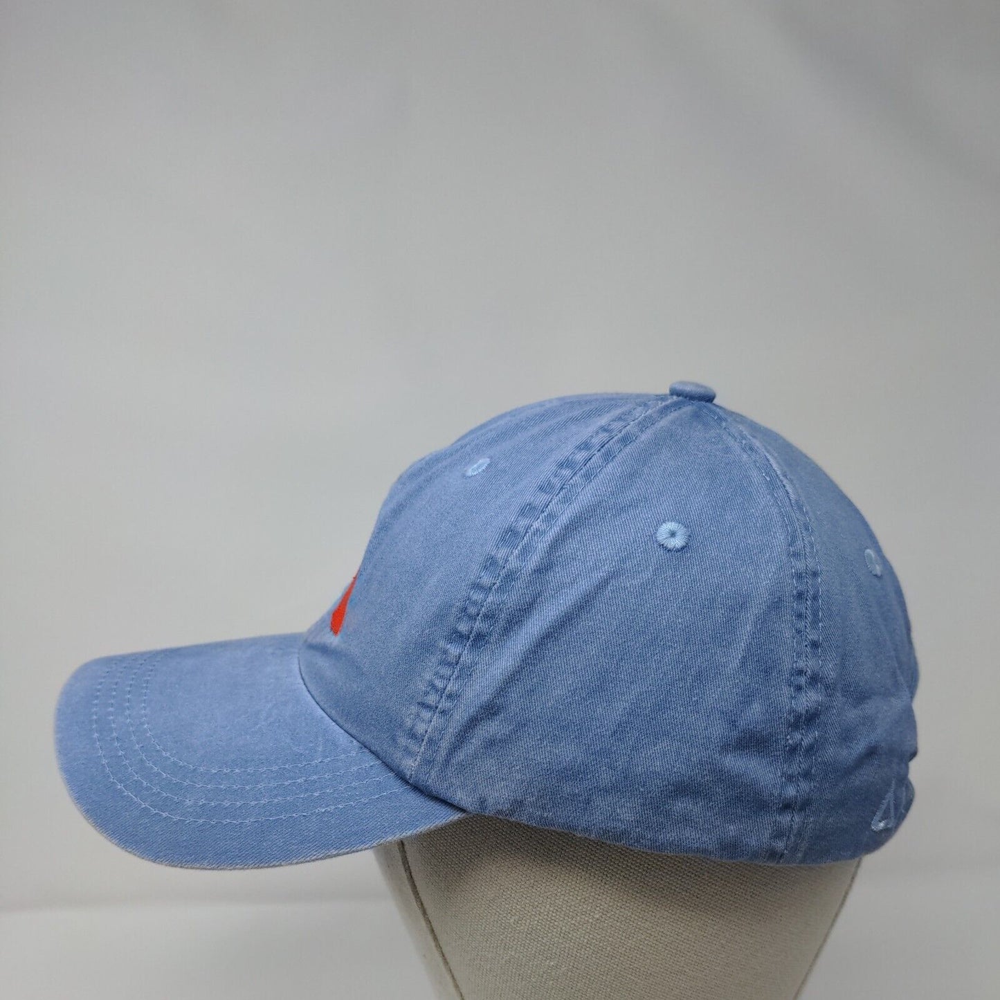Ahead Casuals Slideback Hat Blue OSFA Mid Fit Adjustable Embroidered 6 Panel