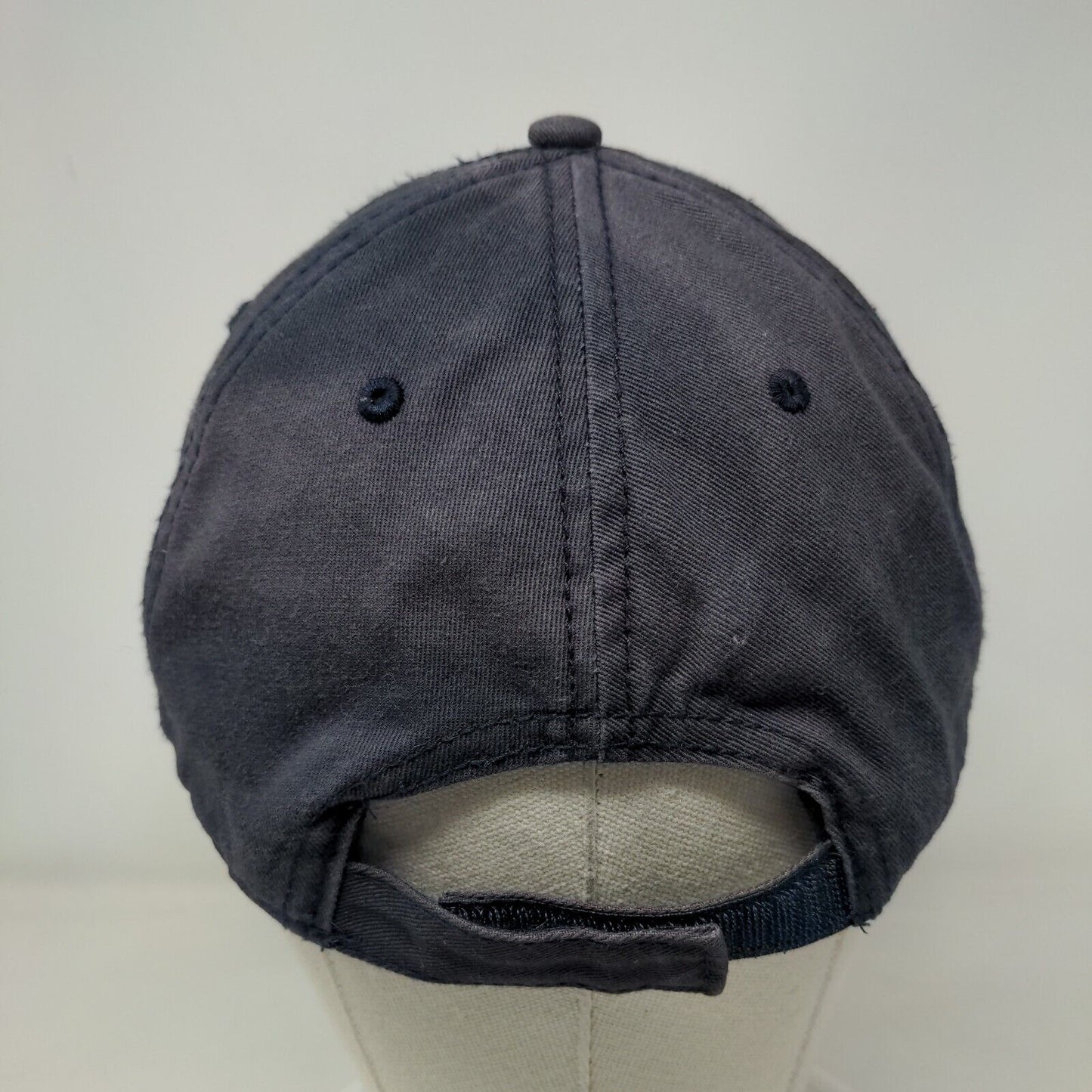 Bacardi Patch Strapback Hat Blue One Size Adjustable 6 Panel Vent Holes