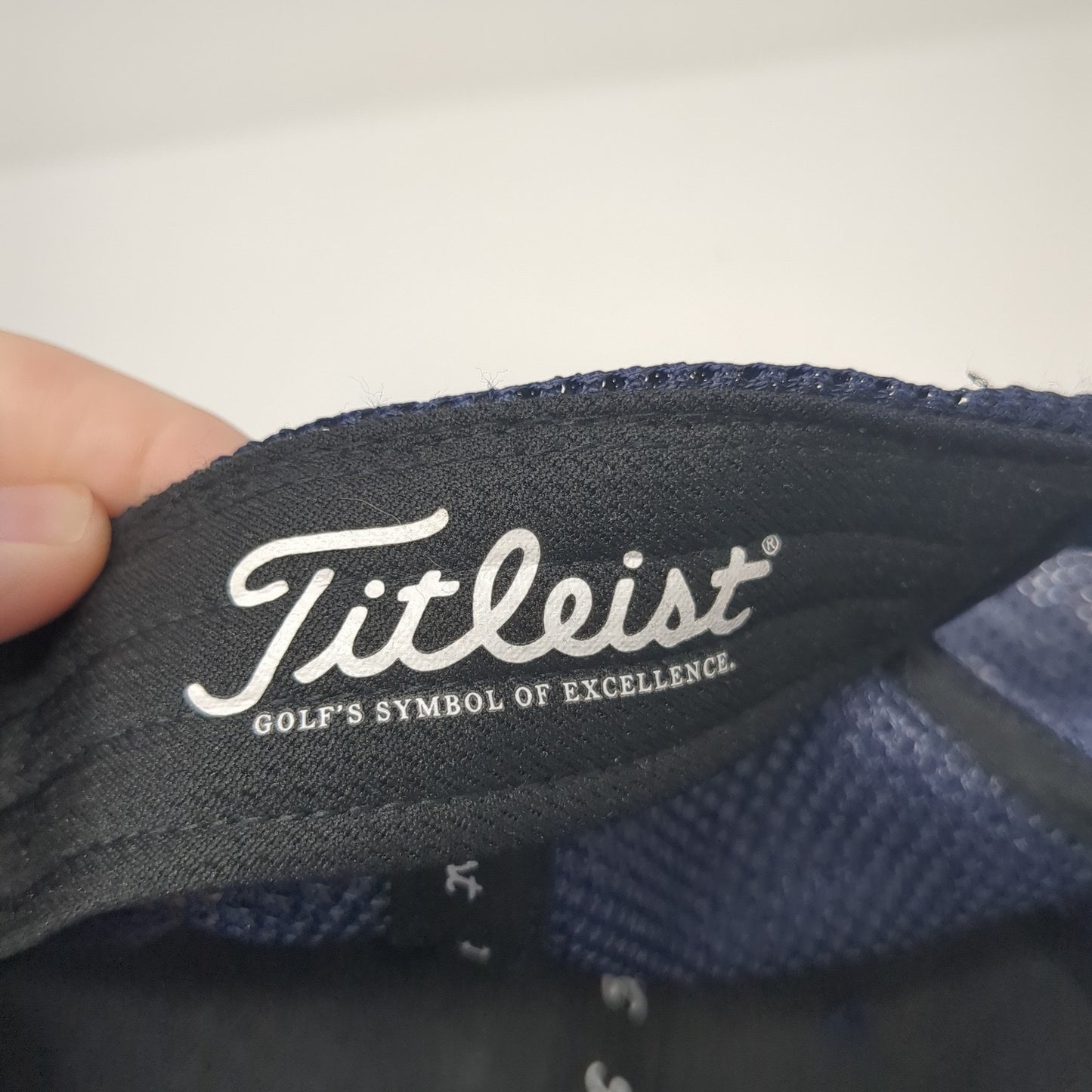 Titleist Snapback Mesh Back Trucker Hat Blue One Size Solid Sun Valley