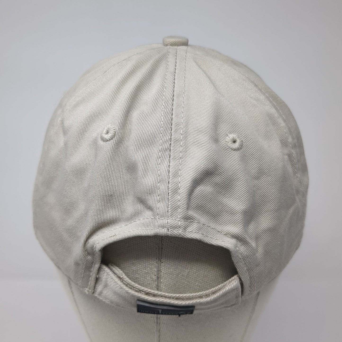 Fabwel Strapback Baseball Cap Beige OS Adjustable Embroidered Page & Tuttle
