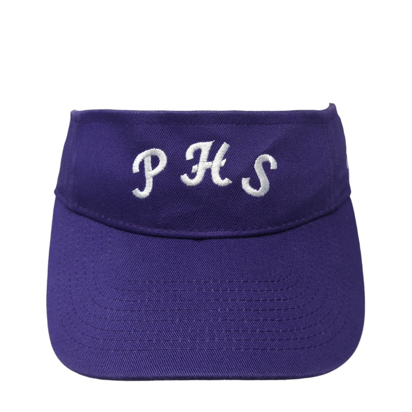 PHS Sun Visor Hat Purple OS Adjustable Strap Lightweight Embroidered Adidas