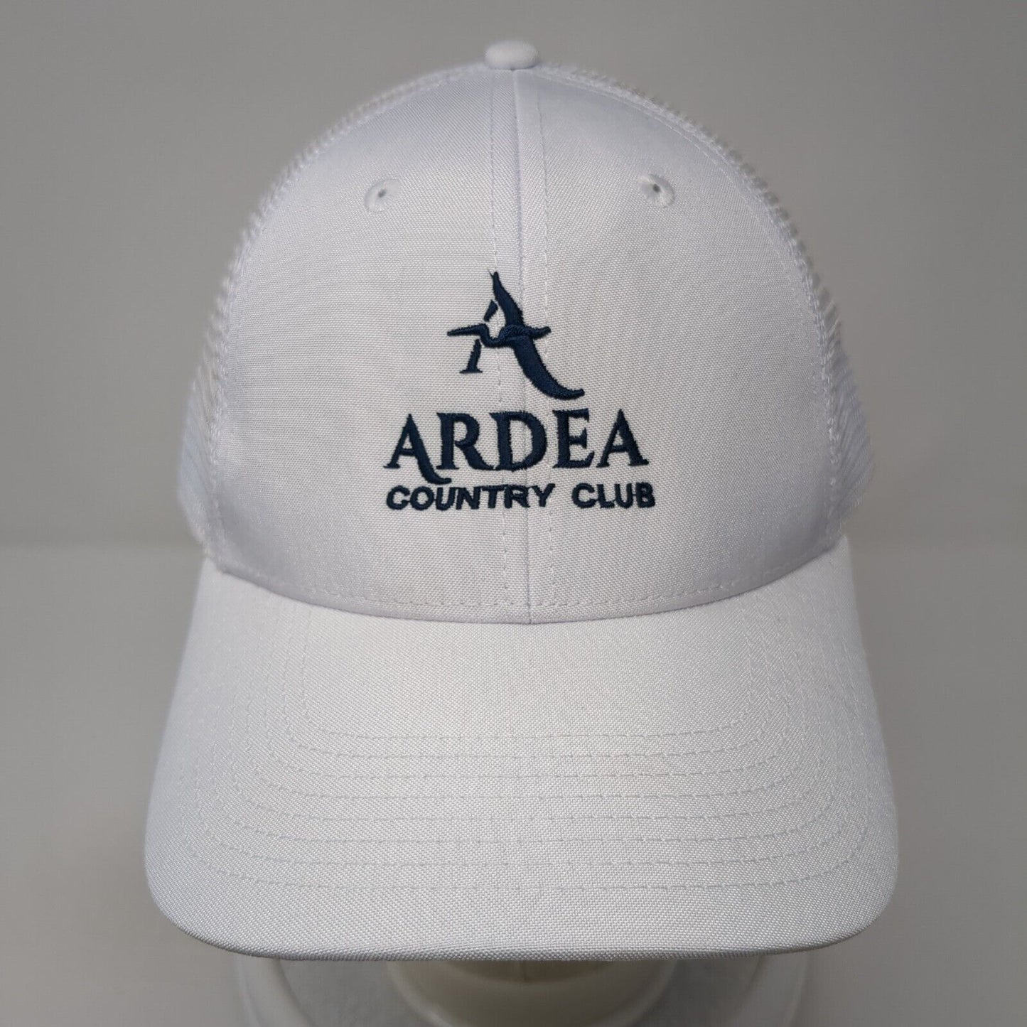 Ardea Country Club Snapback Trucker Hat White OS Classic Fit Mesh Back Ahead