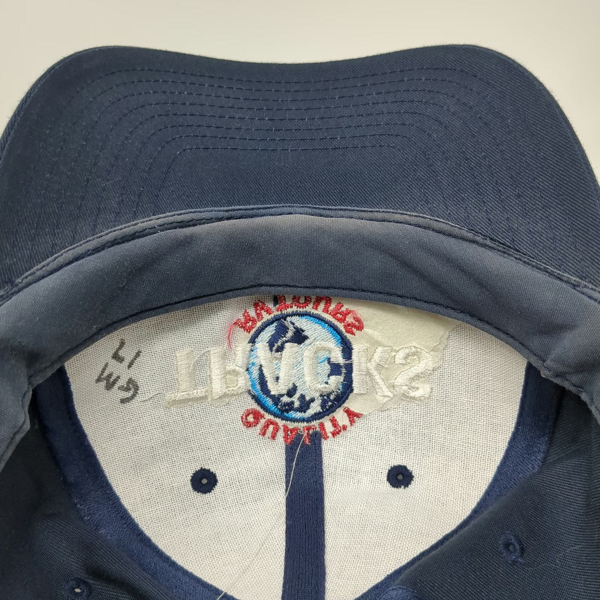 Quality Tracks RV Tours Copper Canyon Piggyback Blue One Size Baseball Cap Hat