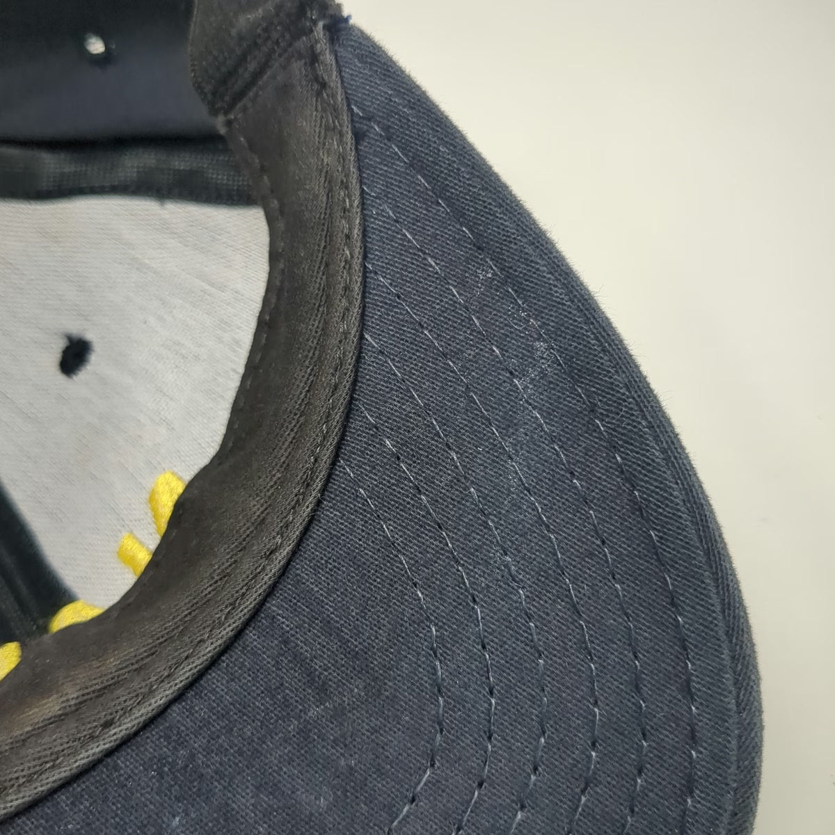 Baseball Cap Blue One Size US Navy Embroidered Made in USA Military Hat Recruit