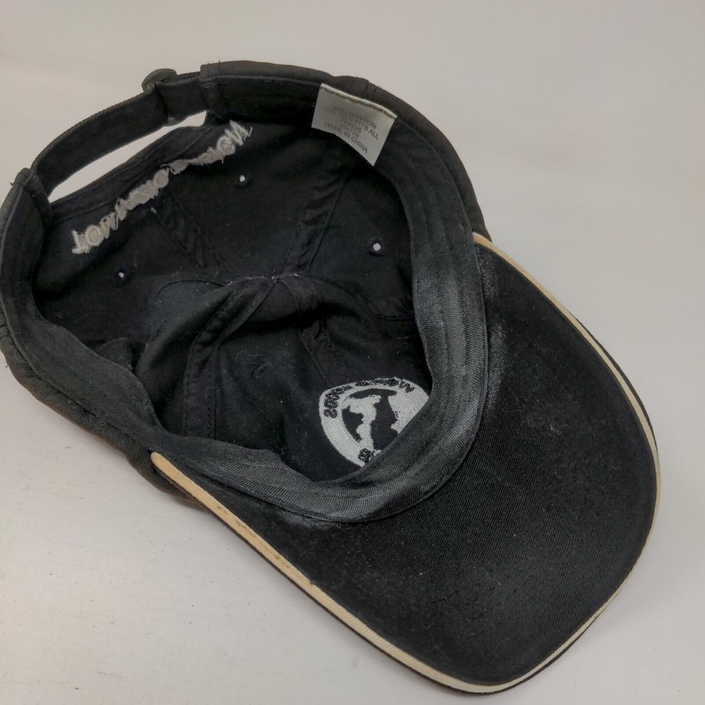 World Woods Golf Club Slideback Hat Brown OSFA Tom Fazio Design