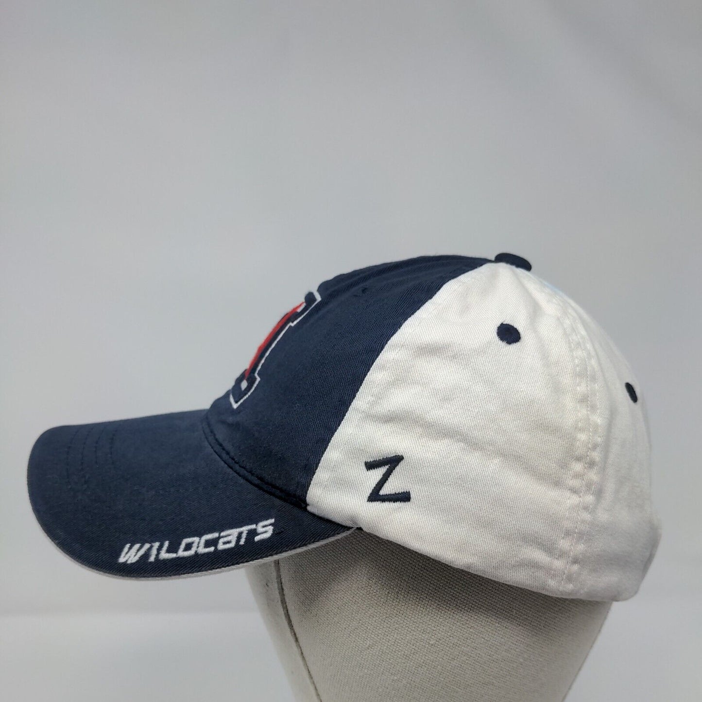 Arizona Wildcats Slideback Hat Blue OSFA Embroidered Colorblock Zephyr
