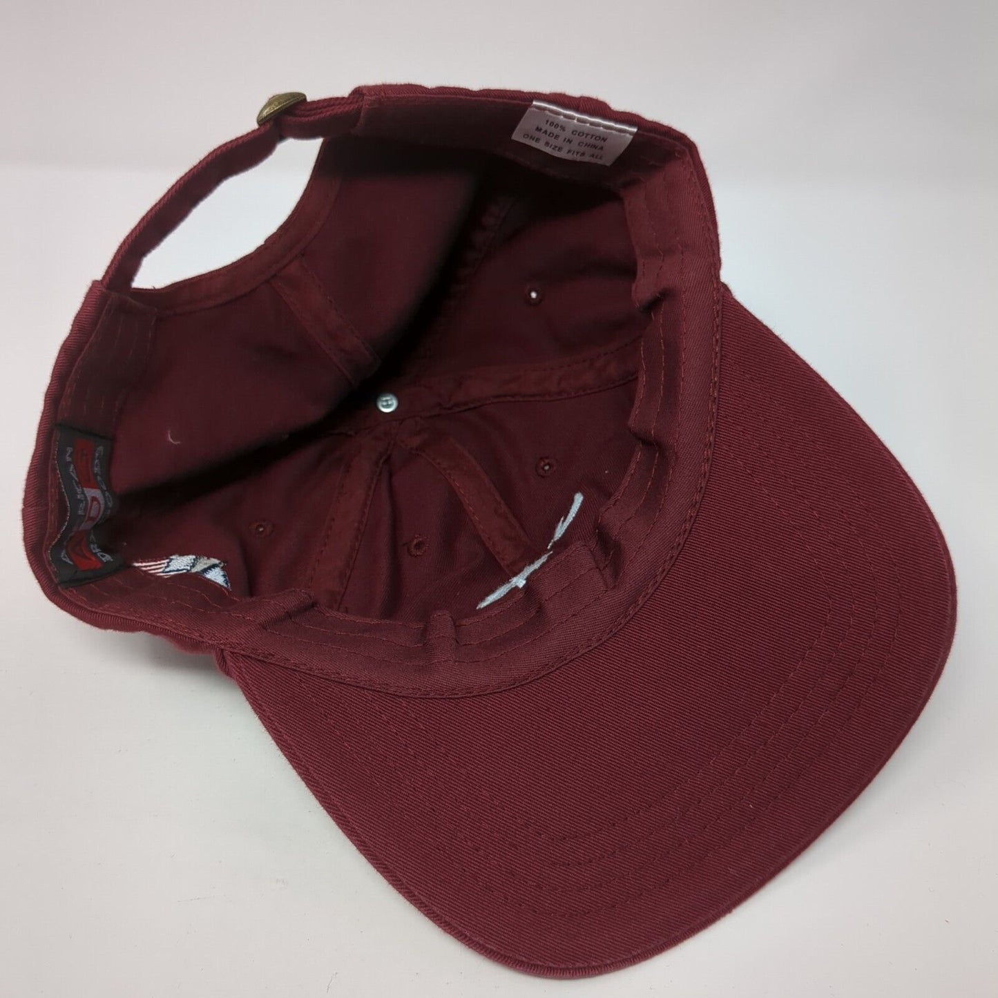 Flag of South Carolina Slideback Hat Red One Size Hilton Head SC 6 Panel
