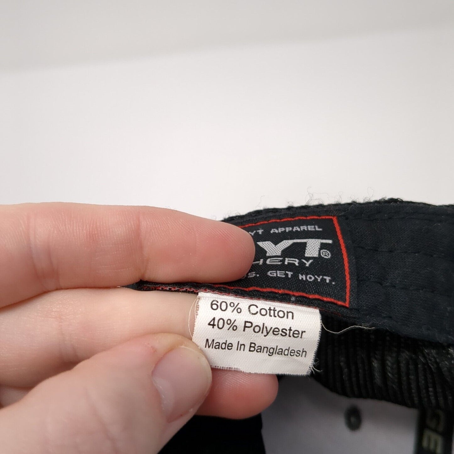 Hoyt Archery Snapback Trucker Hat Gray One Size Adjustable 6 Panel Mesh Back