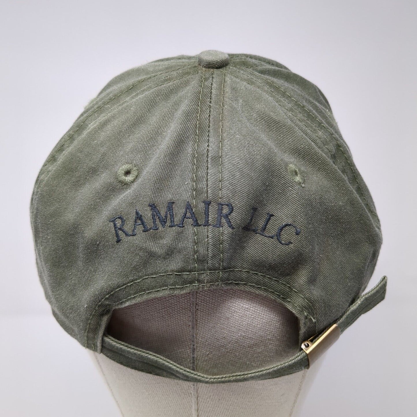 Ramair LLC Slideback Hat Green One Size Adjustable Embroidered Eco