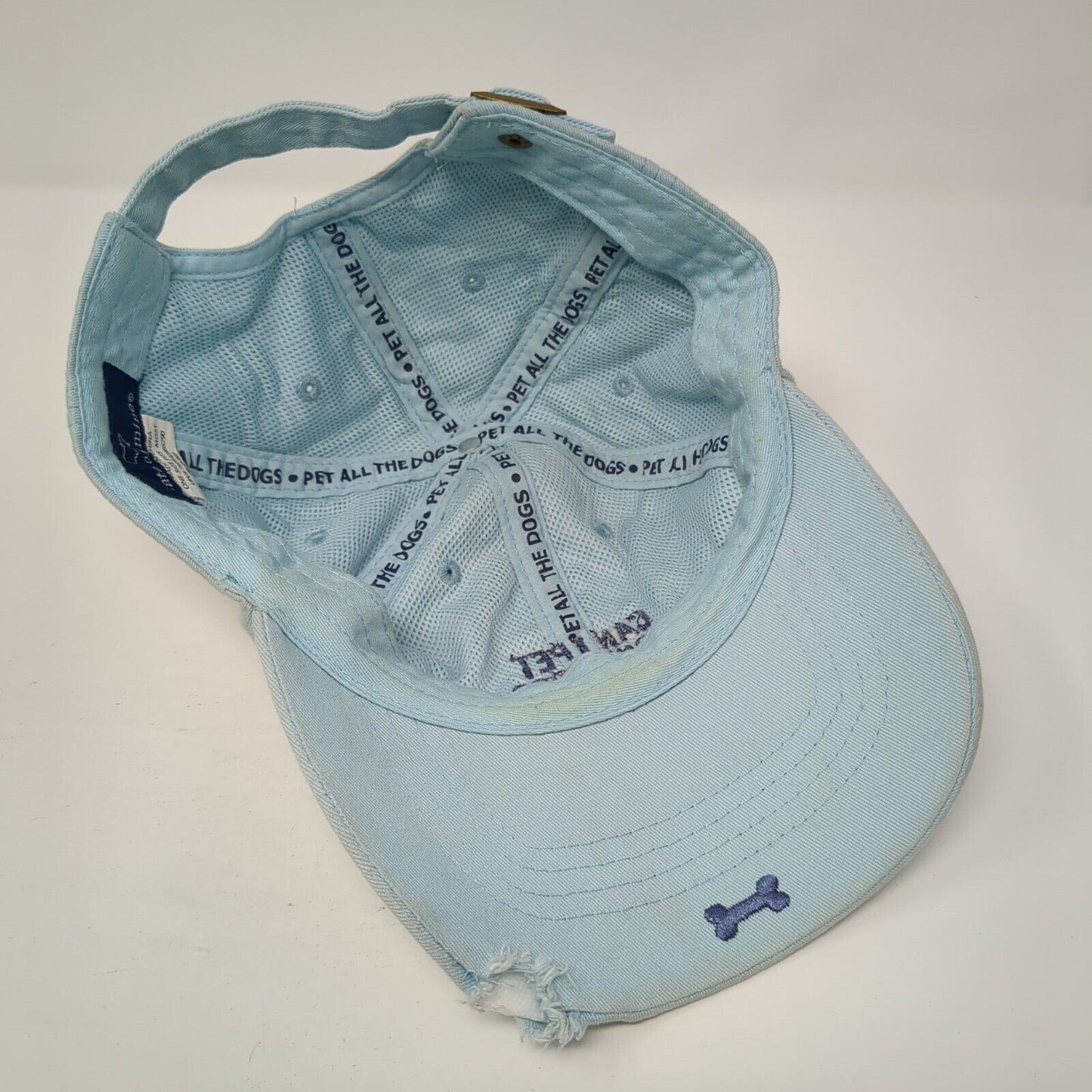 Can I Pet Your Dog? Slideback Hat Blue One Size Adjustable State Of Mine