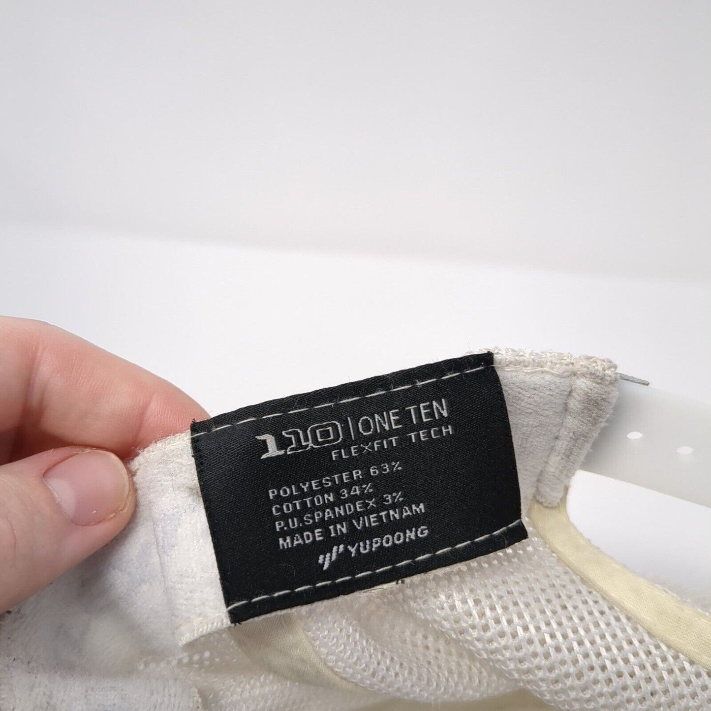 Travis Mathew Snapback Trucker Hat White OS Adjustable 110 Flexfit Mesh Yupoong