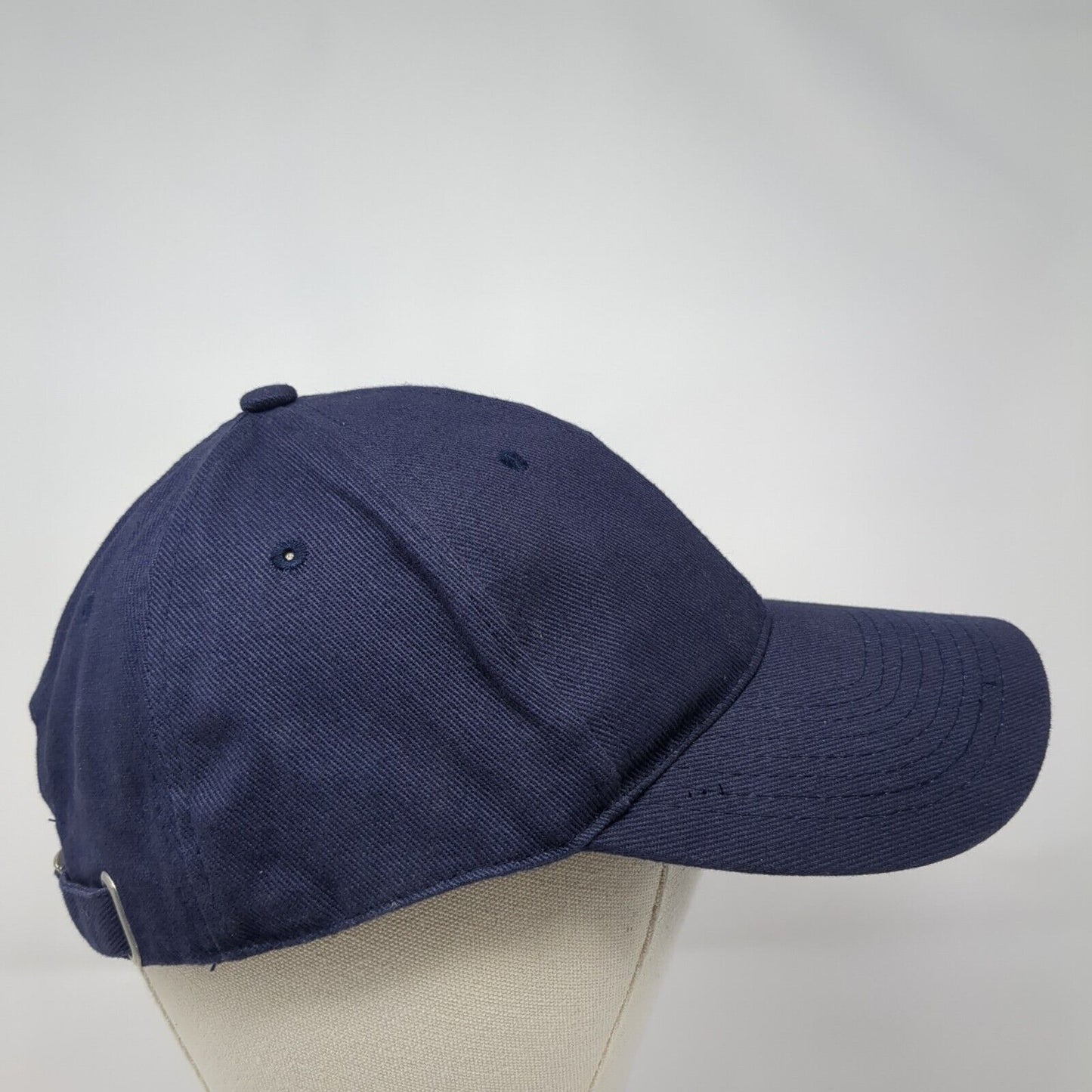Basic Editions Slideback Hat Blue One Size Adjustable Solid Blank