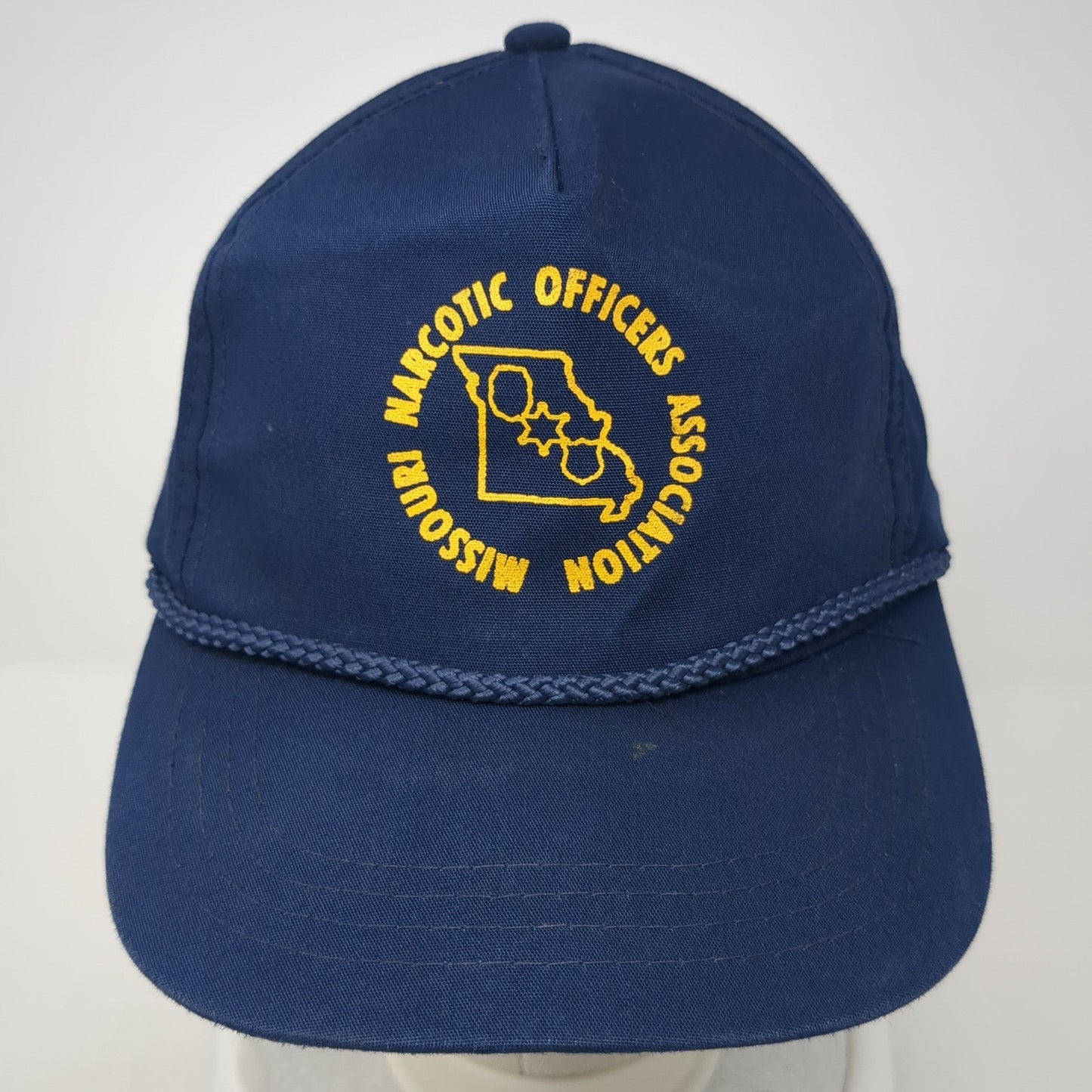 Missouri Narcotic Officers Association Slideback Rope Hat Blue One Size