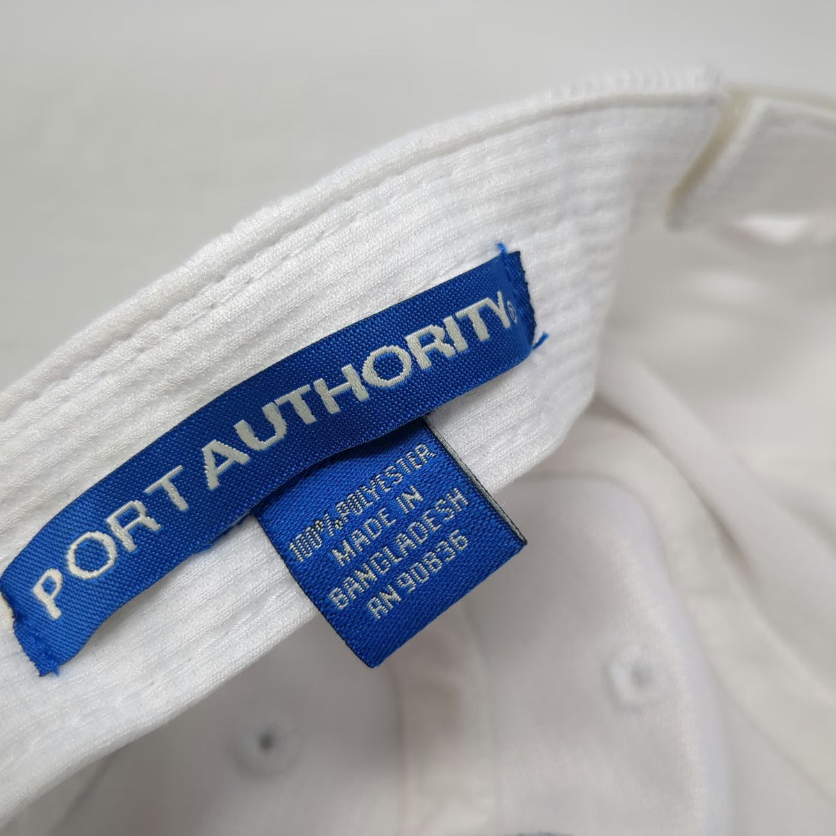 Port Authority Baseball Cap White Blue One Size Linking Up Fore Golf Hat