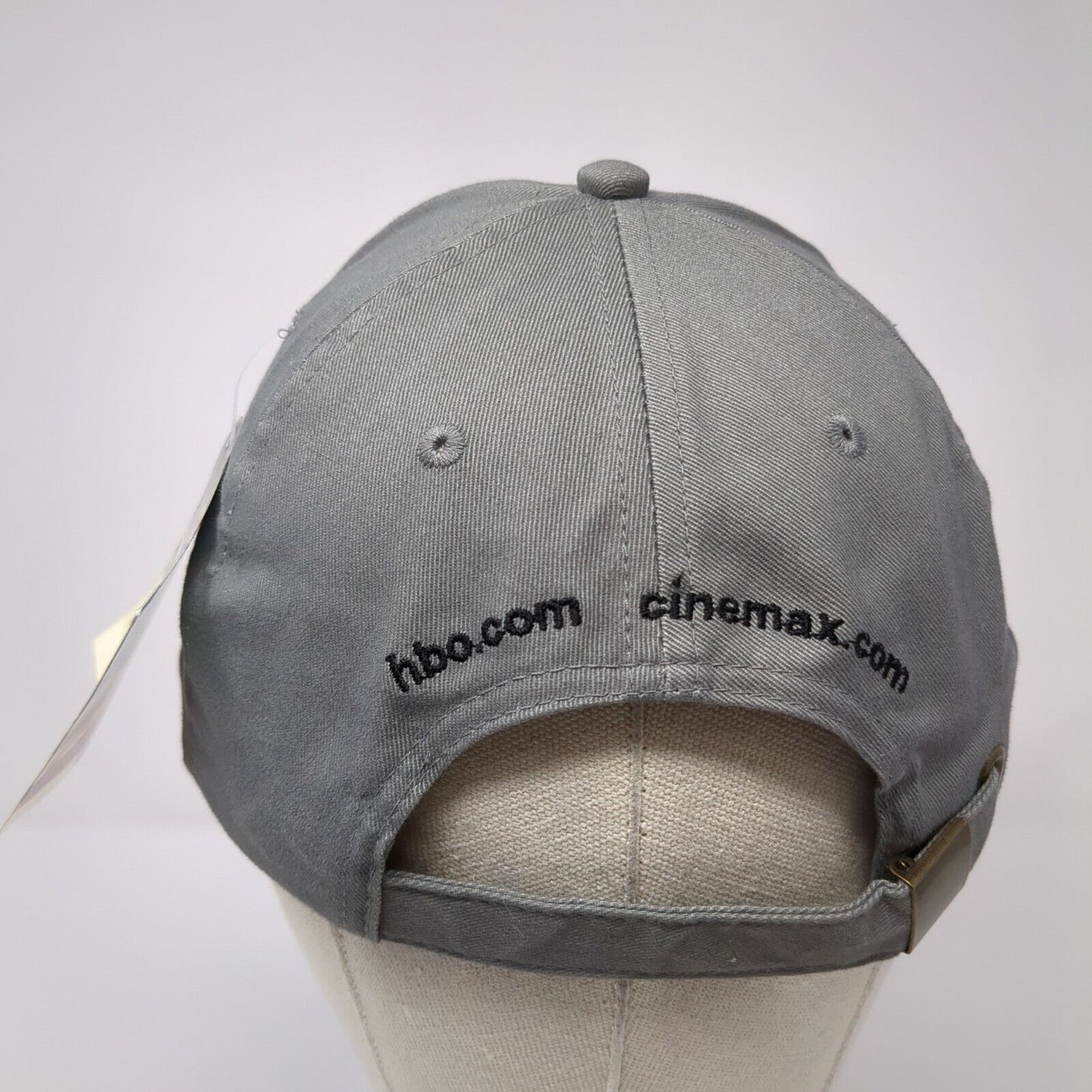 The HBO Max Pak Slideback Hat Gray OS Adjustable Embroidered W/Tags Cotton