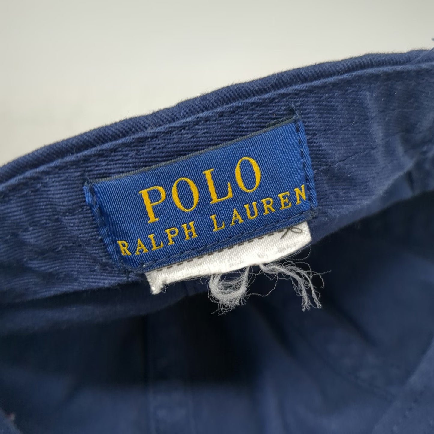 Polo Ralph Lauren Baseball Cap Blue One Size Adjustable Cotton Small Pony Hat