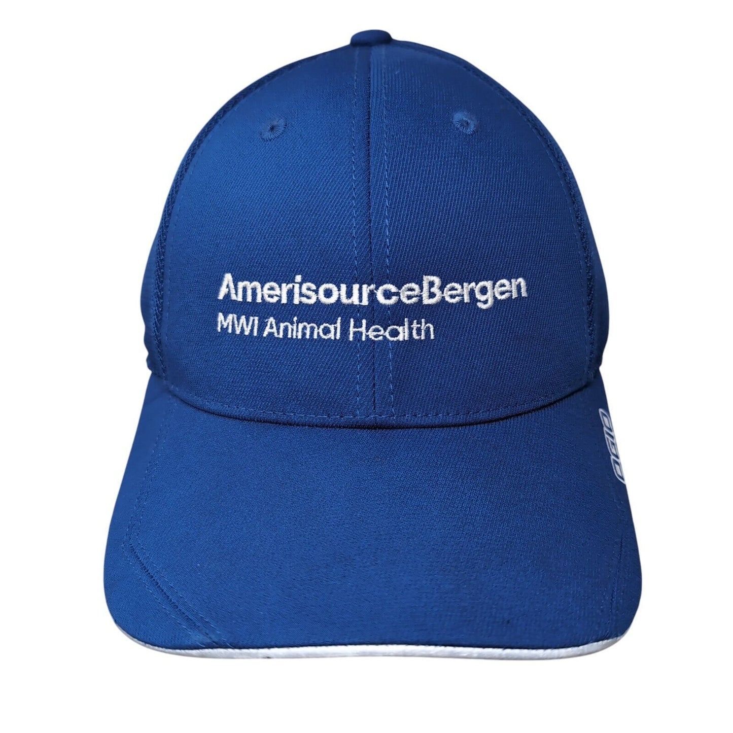 AmerisourceBergen MWI Animal Health Fitted Hat Blue L/XL 6 Panel Ogio Endurance