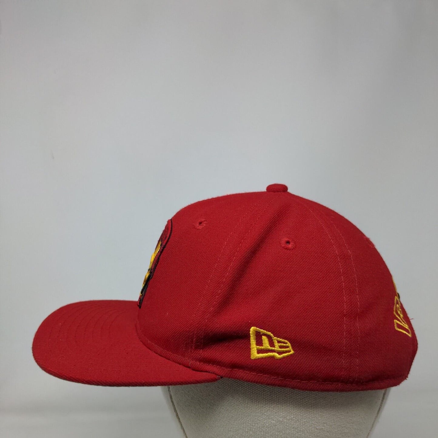 Marvel Iron Man Snapback Hat Red Youth Adjustable Embroidered New Era