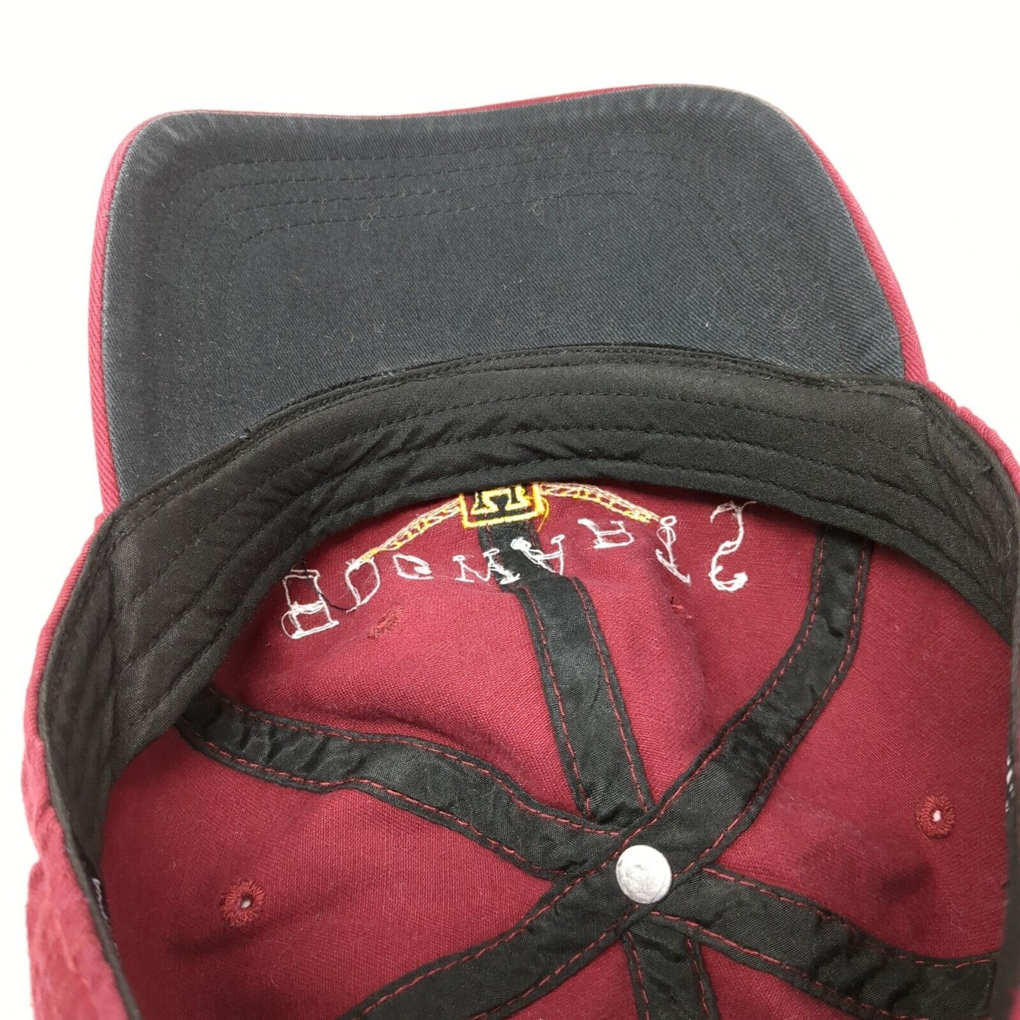 Hogwarts Alumni Slideback Hat Red One Size Adjustable Embroidered Harry Potter