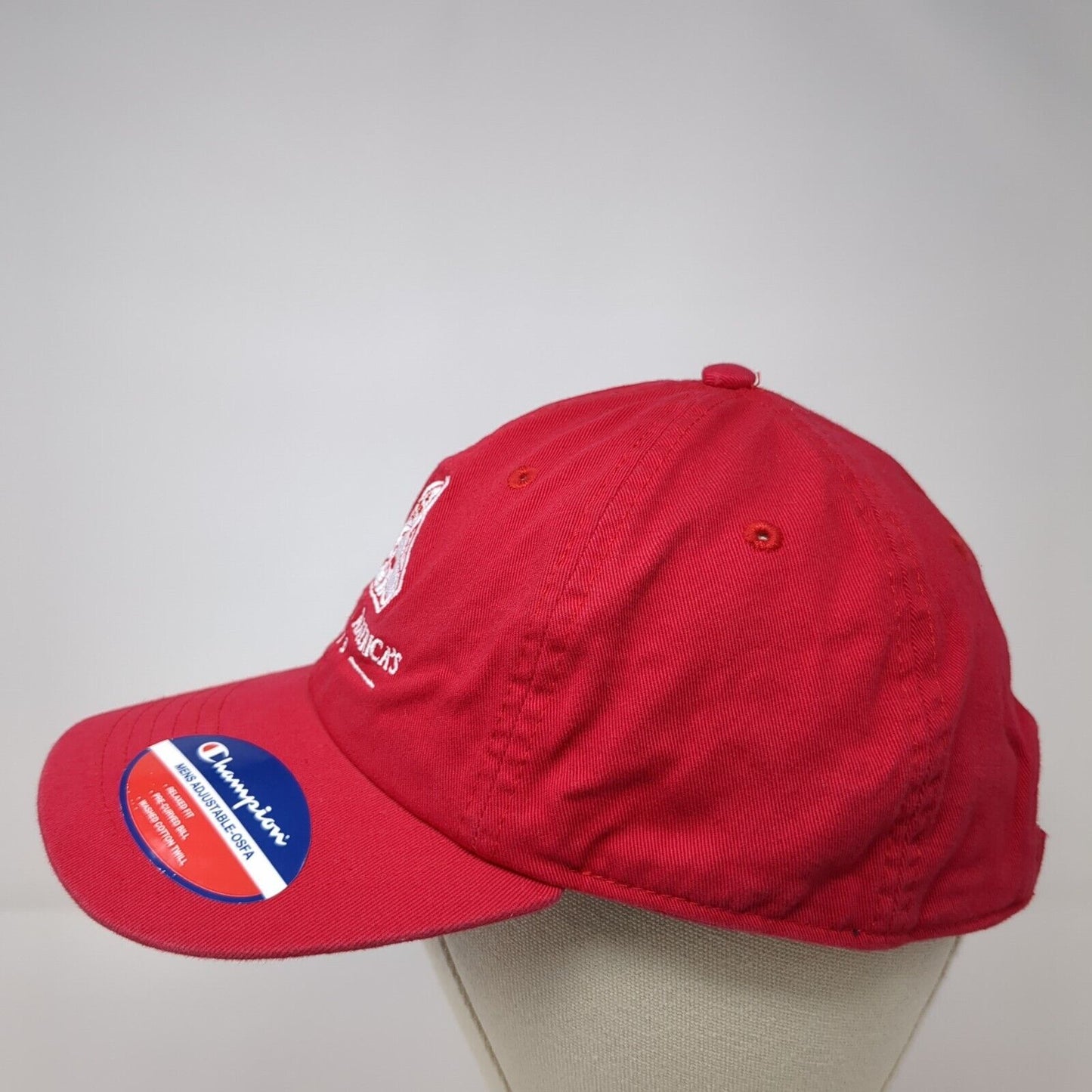 Semper Fi& America's Fund Slideback Hat Red OS Adjustable Relaxed Fit Champion