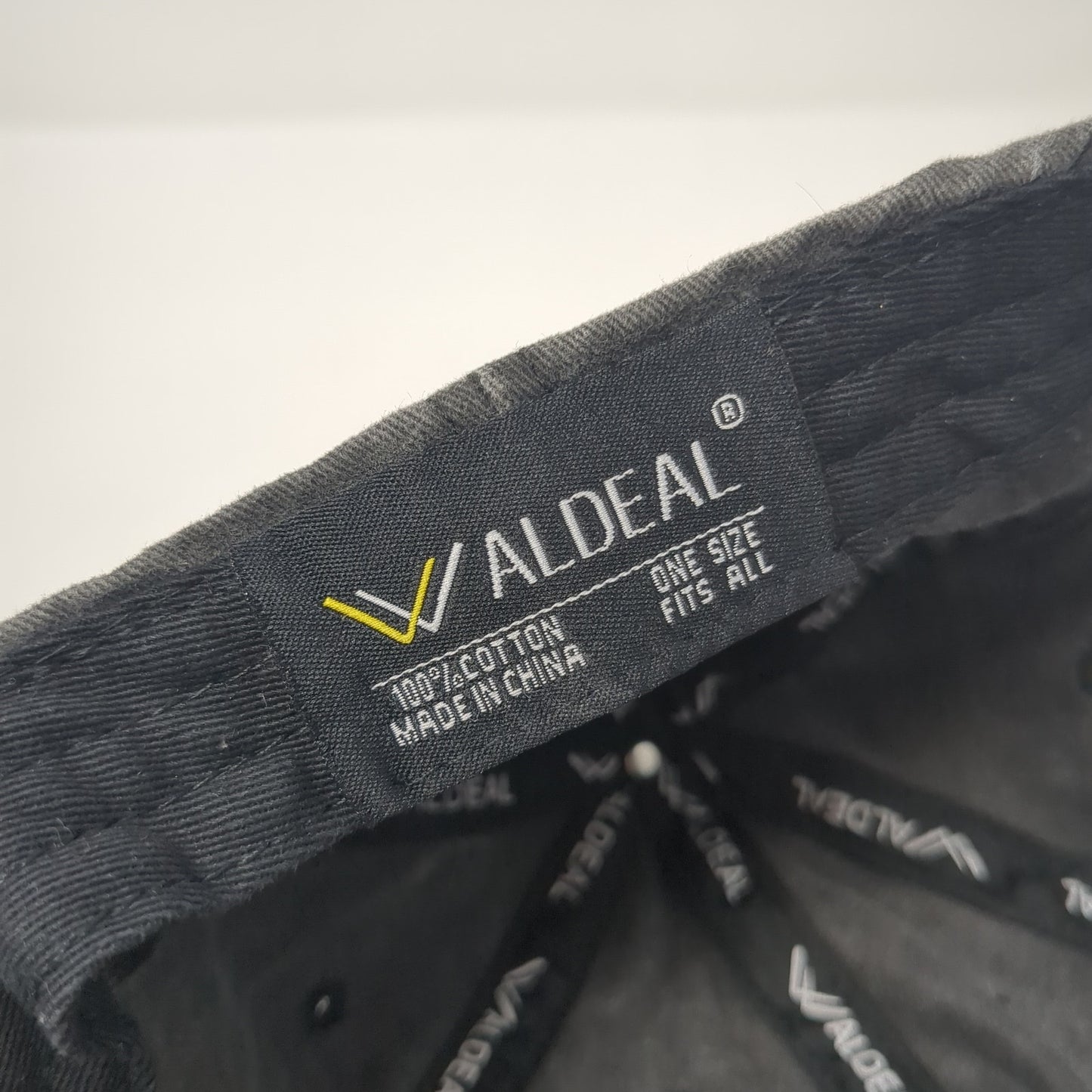 Sunflower Slideback Hat Gray One Size Adjustable Embroidered Ponytail