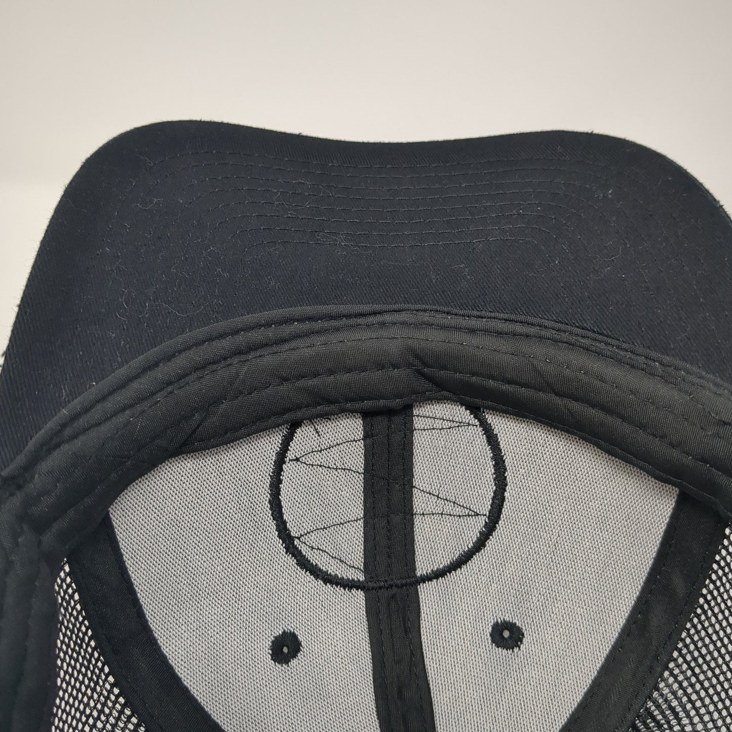 Bring Back Local Patch Snapback Trucker Hat Black One Size Mesh Back