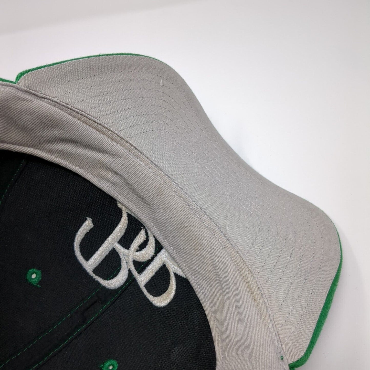 BB Strapback Hat Green M-L Adjustable Embroidered Richardson Pro 214