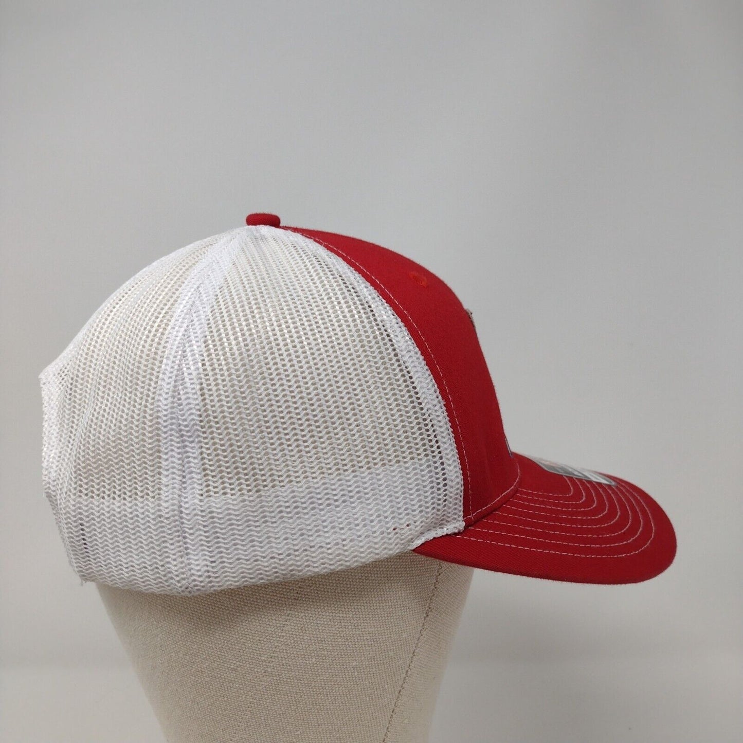 Arizona Go Big 2023 Snapback Trucker Hat Red One Size Mesh Back Richardson