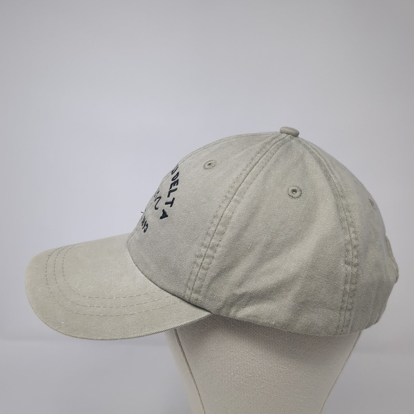Alpha Xi Delta Est 1893 Slideback Baseball Cap Brown One Size Adjustable Adams