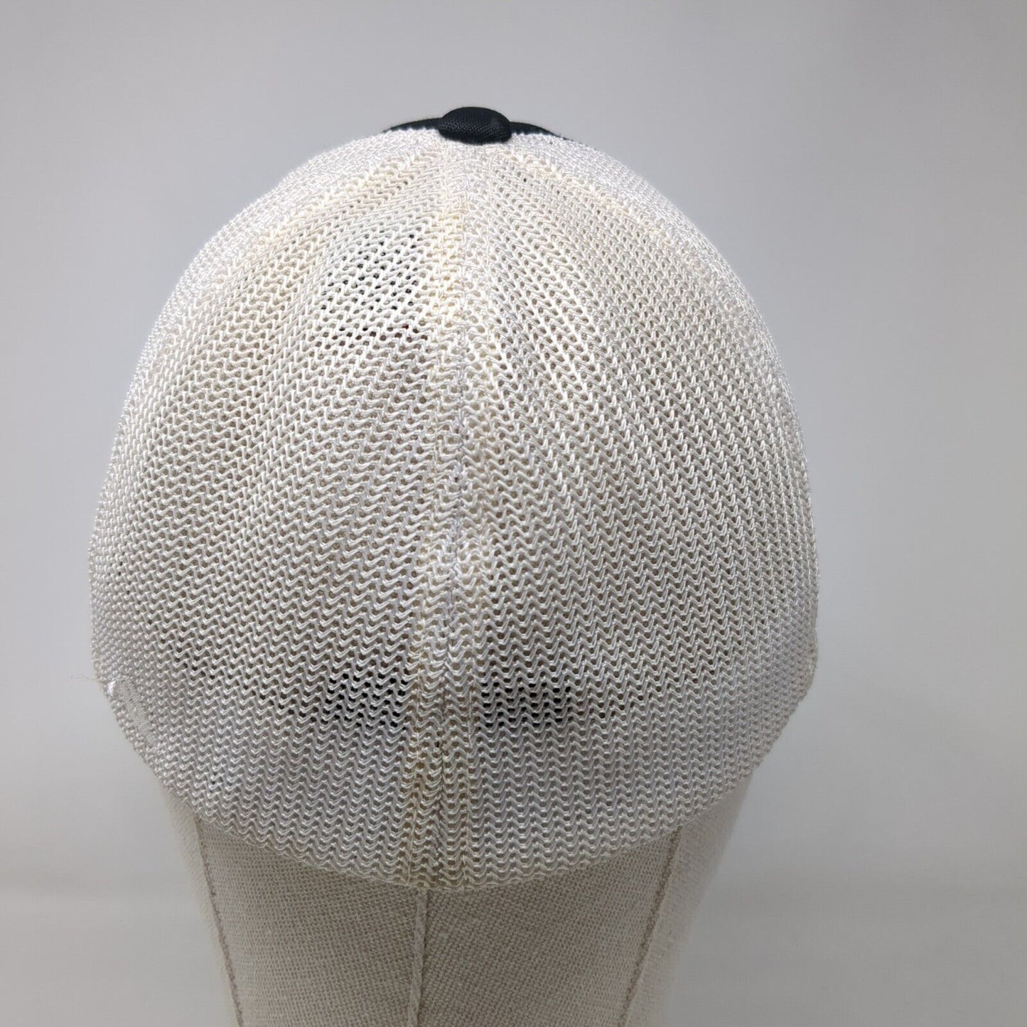 5J Motorsports Fitted Trucker Hat Black 6 7/8-7 3/8 Mesh Back Pacific Headwear