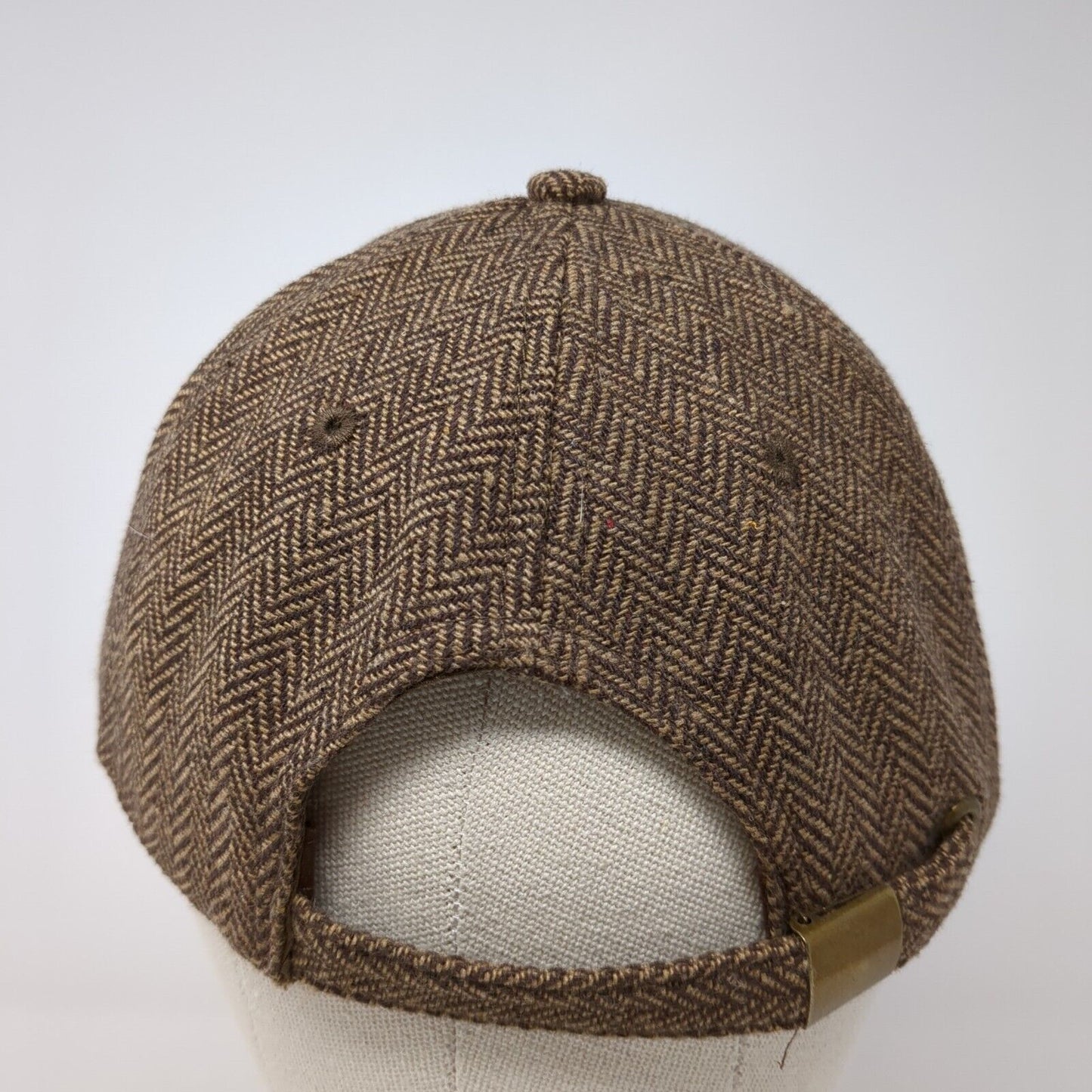 Browne Family Vineyards Patch Slideback Hat Brown One Size Herringbone