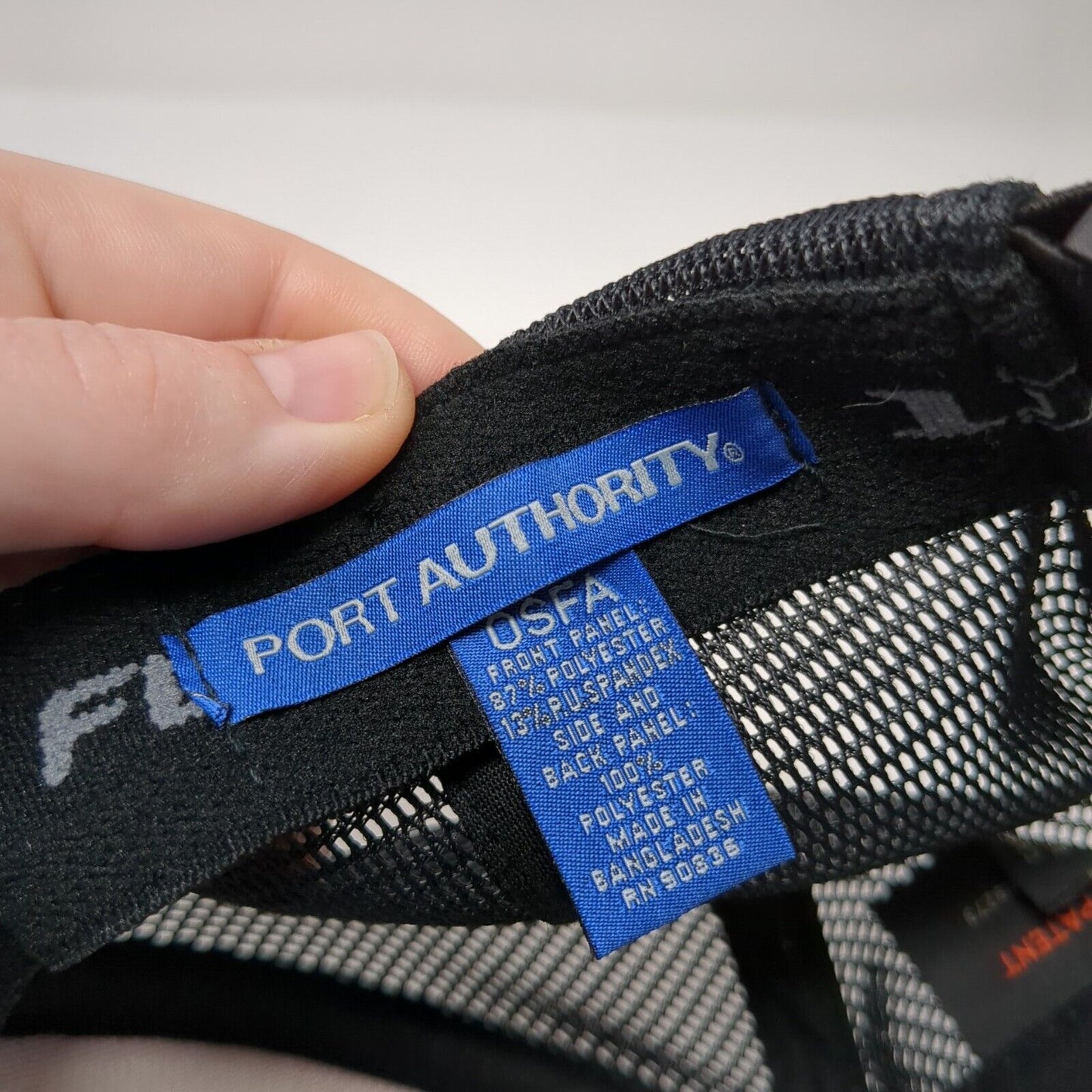 Camp Rainbow Gold Strapback Trucker Hat Gray OS Adjustable 110 Flexfit Mesh Back