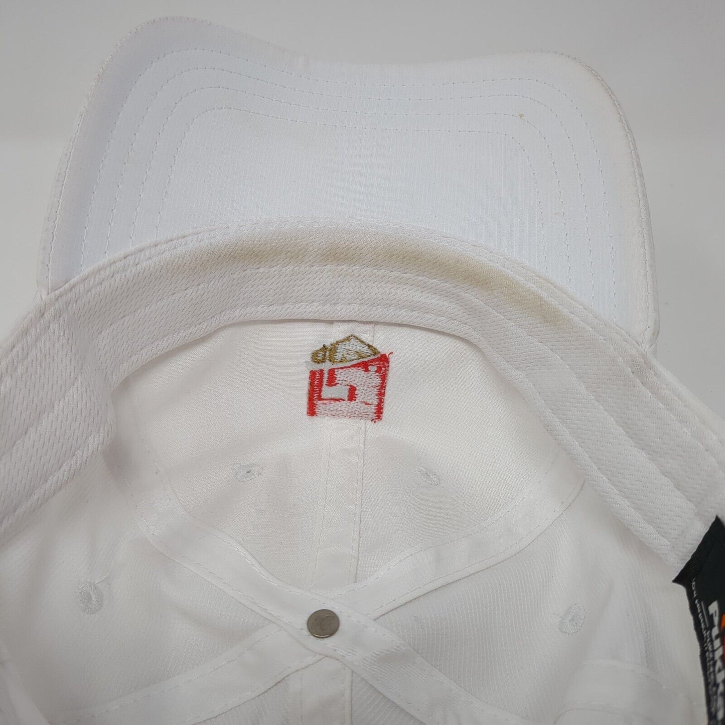Wells Fargo Championship Strapback Hat White OS Adjustable Embroidered Pukka