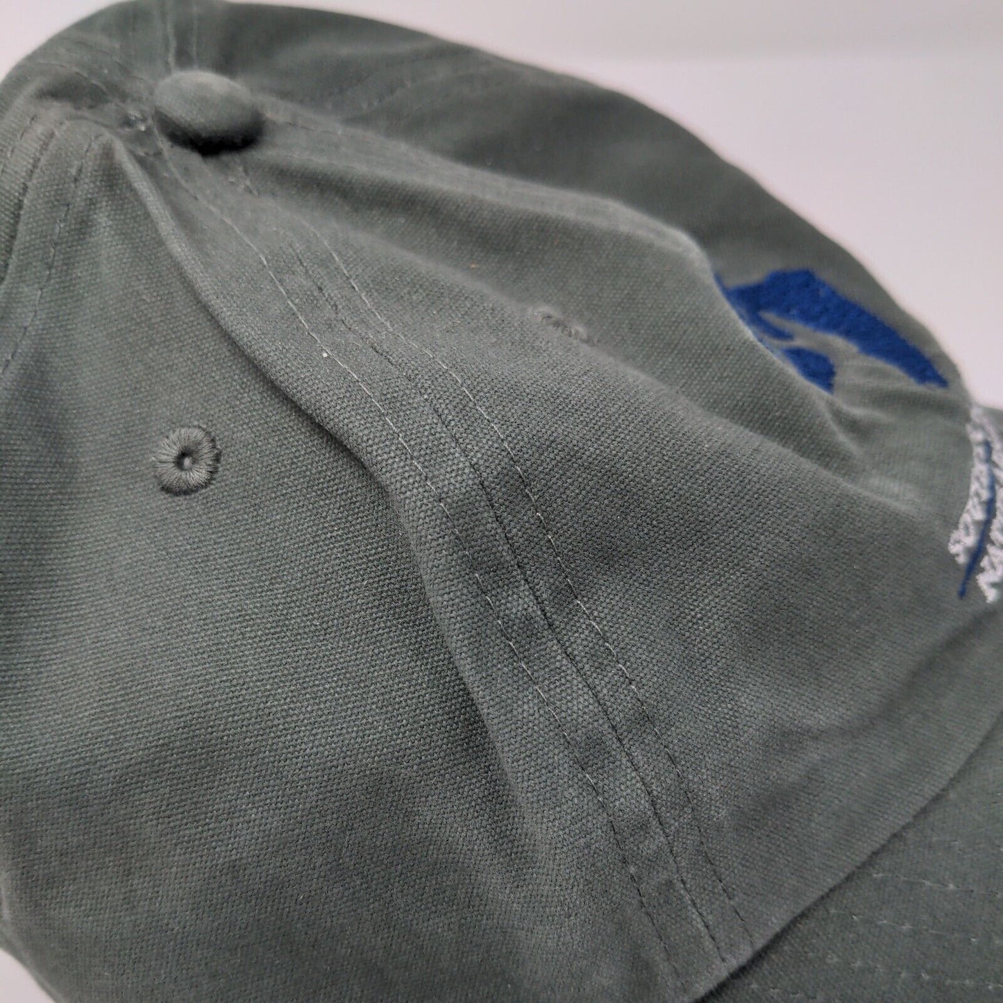 South Fork Outfitters Natural Retreats.Com Slideback Hat Gray OSFA Simms Cotton