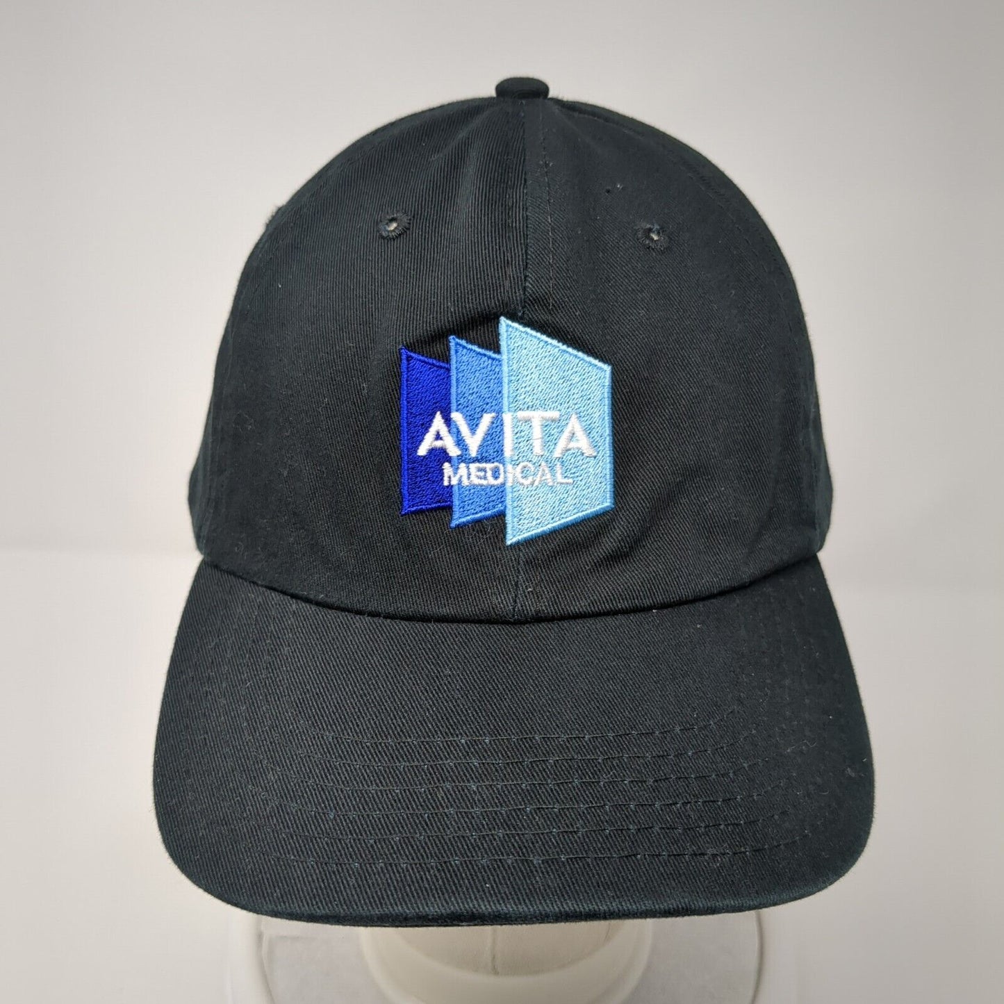 Avita Medical Slideback Hat Black One Size Adjustable Embroidered RecellGo