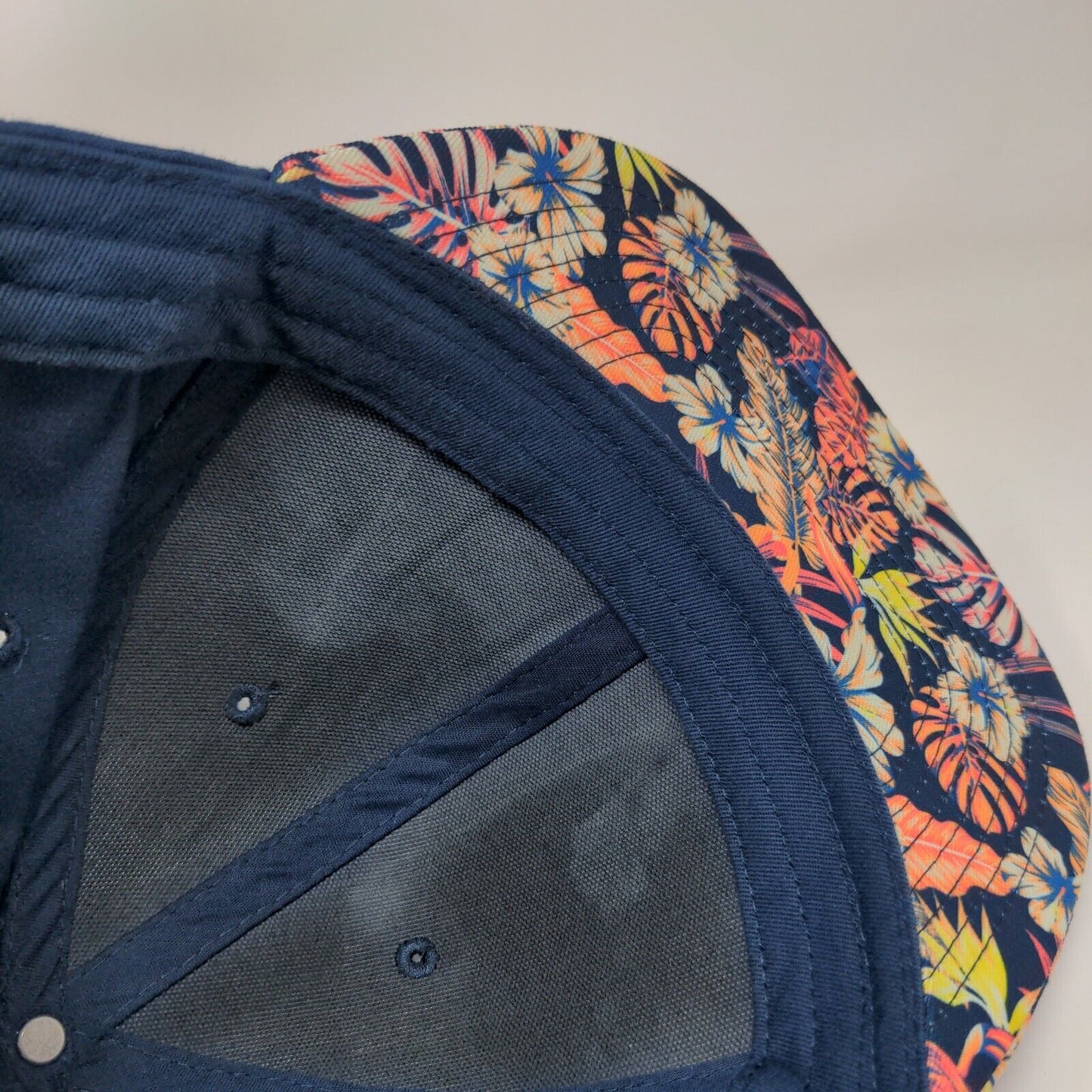 No Boundaries Snapback Hat Multicolor One Size Floral Adjustable 6 Panel