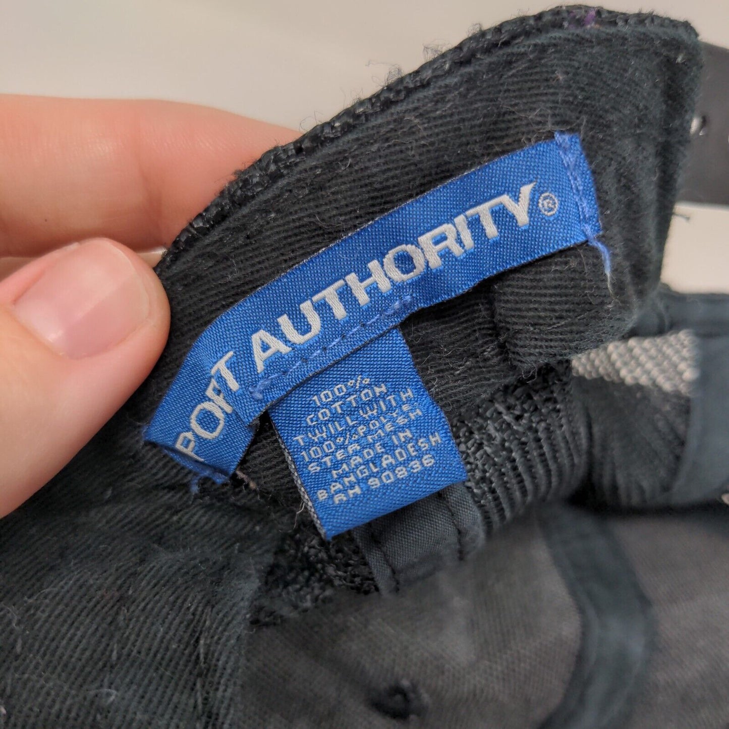 Estrada & Sons Snapback Mesh Back Trucker Hat Black One Size Embroidered