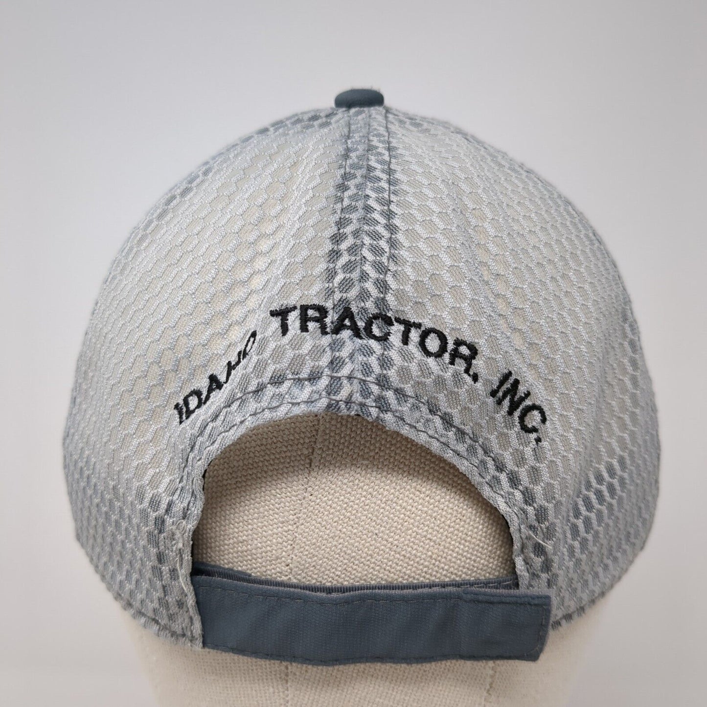 Kubota Strapback Mesh Back Trucker Hat Gray One Size Idaho Tractor Inc