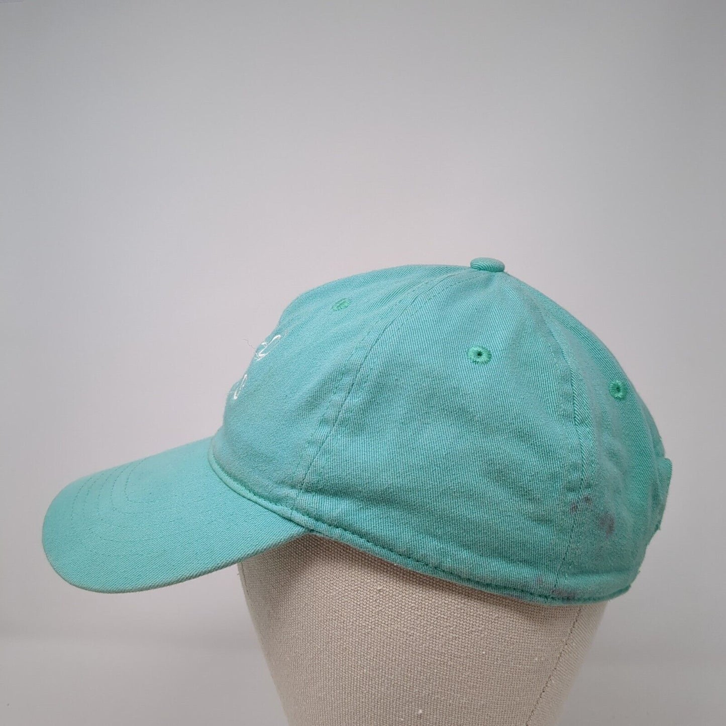 Good Vibes Slideback Hat Blue One Size Adjustable Embroidered 6 Panel WB