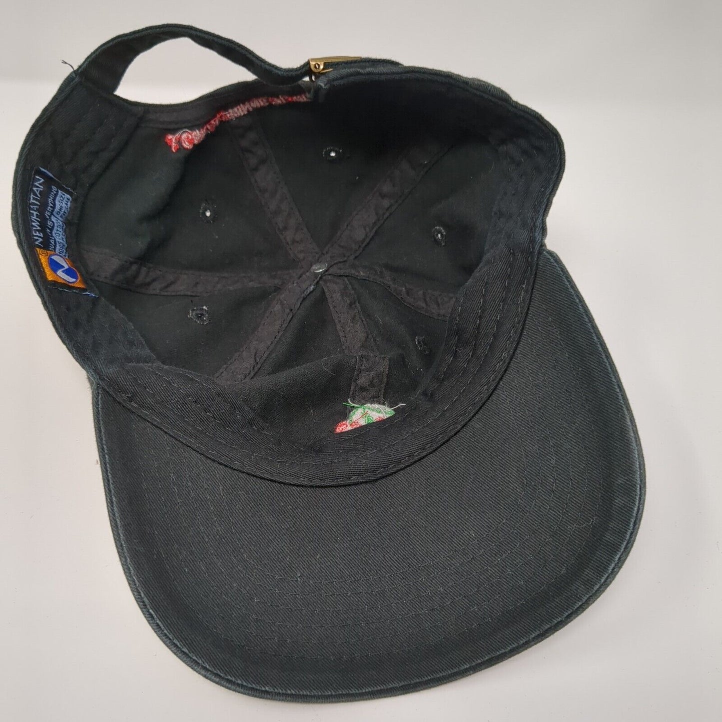 Cherry Slideback Hat Black One Size J. Galt 44 Prince St. NY Newhattan