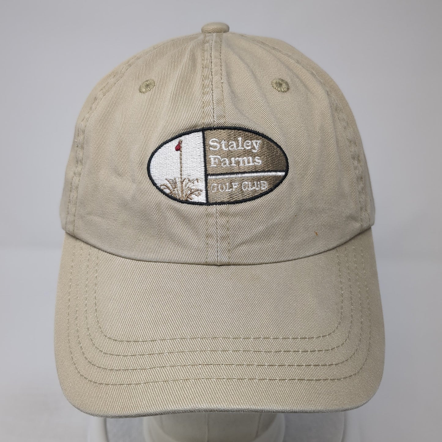 Staley Farms Golf Club Baseball Cap Brown One Size Adjustable 6 Panel Imperial