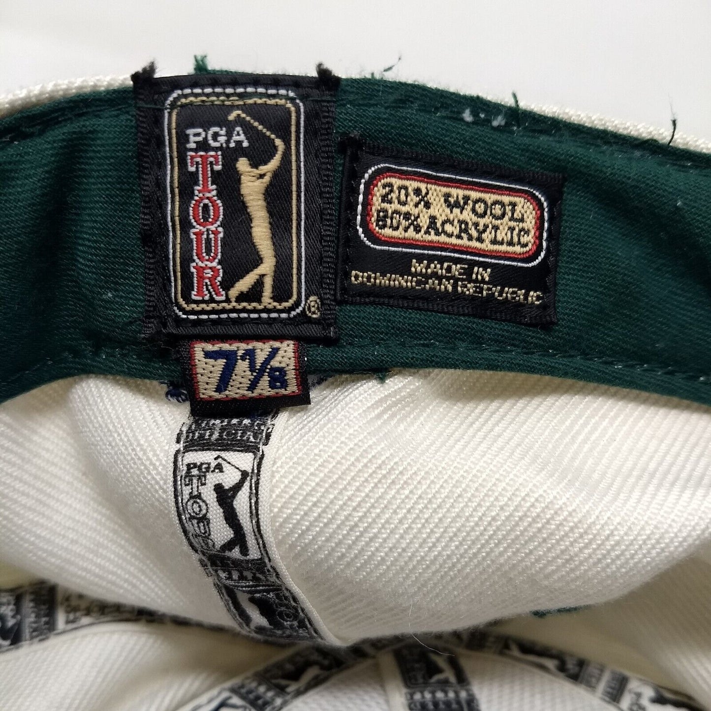 PGA Tour Originals Fitted Hat Multi 7 1/8 Embroidered Player Tested